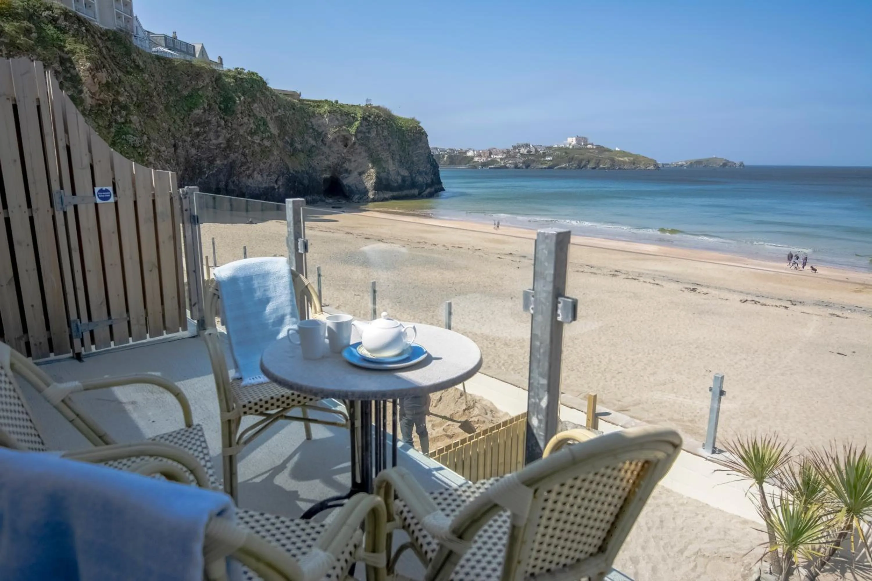 Balcony/Terrace in Tolcarne Beach Apartments