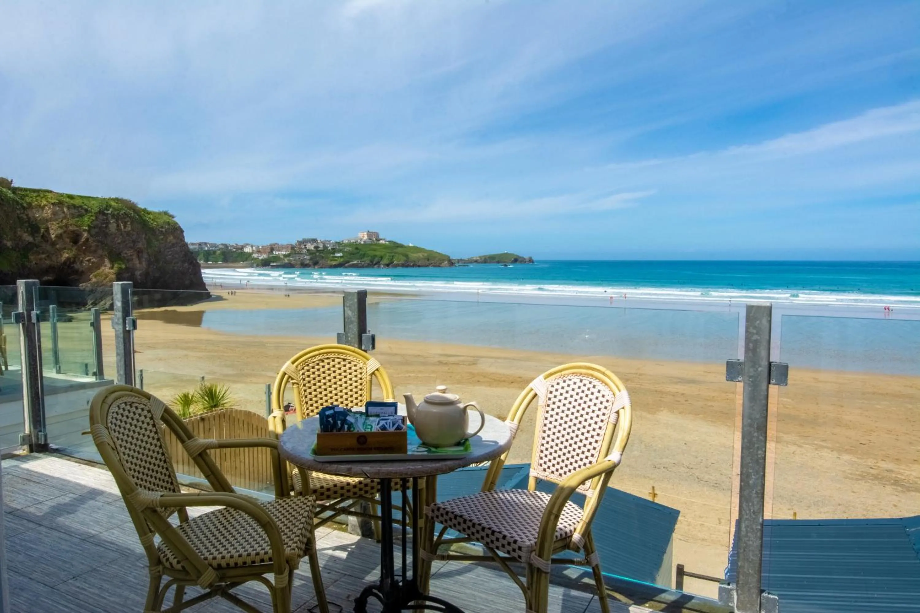 Balcony/Terrace in Tolcarne Beach Apartments