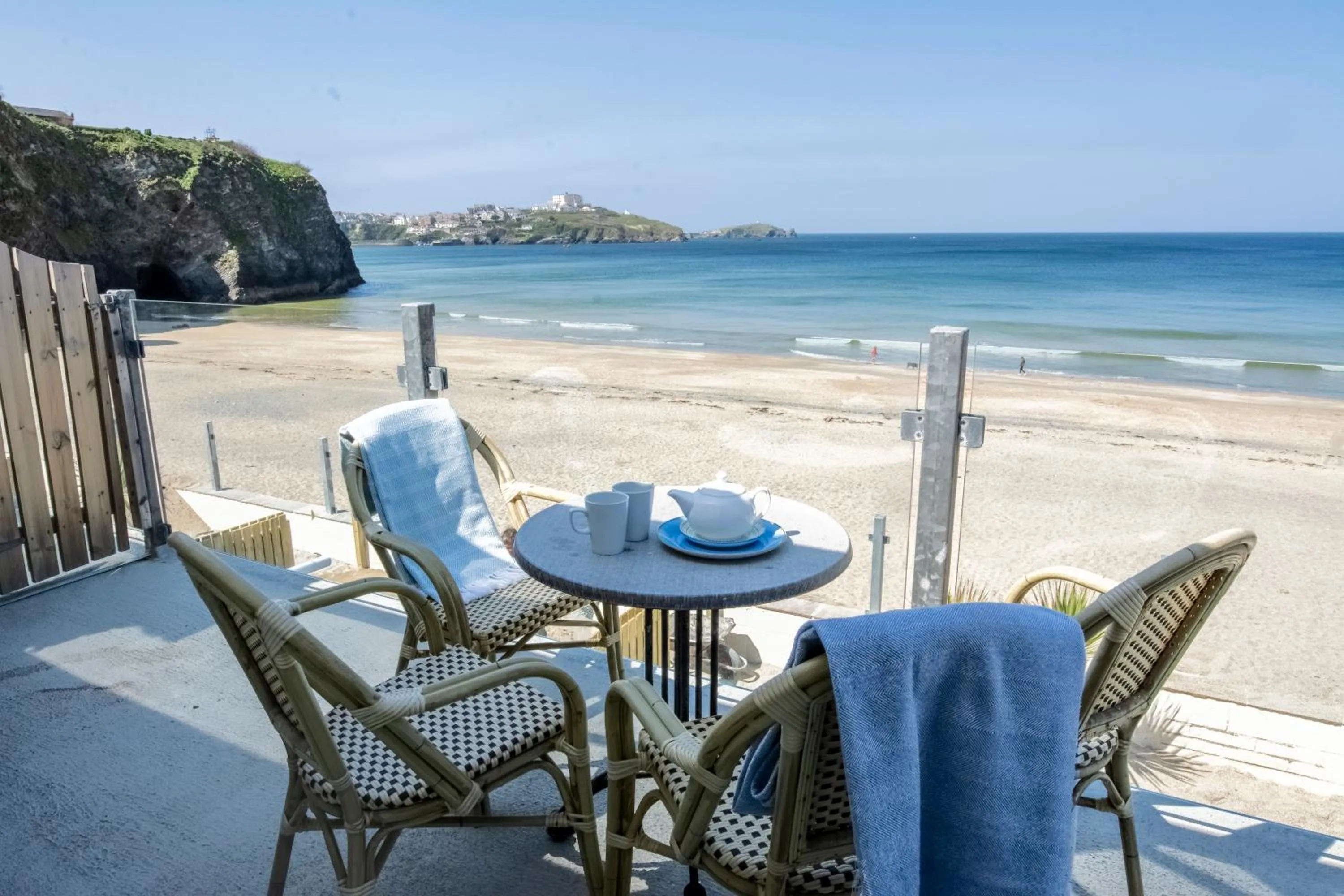 Balcony/Terrace in Tolcarne Beach Apartments