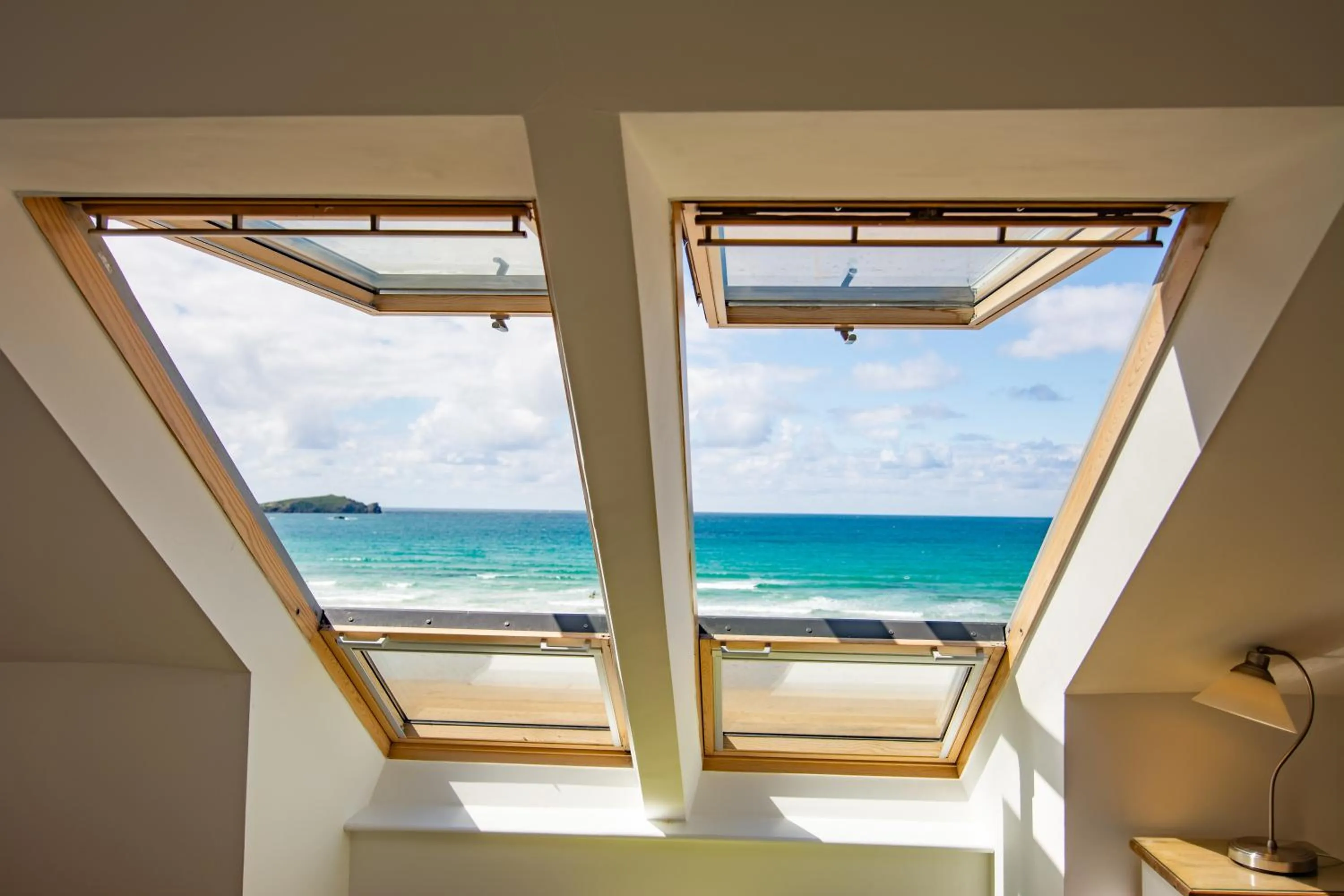 Sea view in Tolcarne Beach Apartments