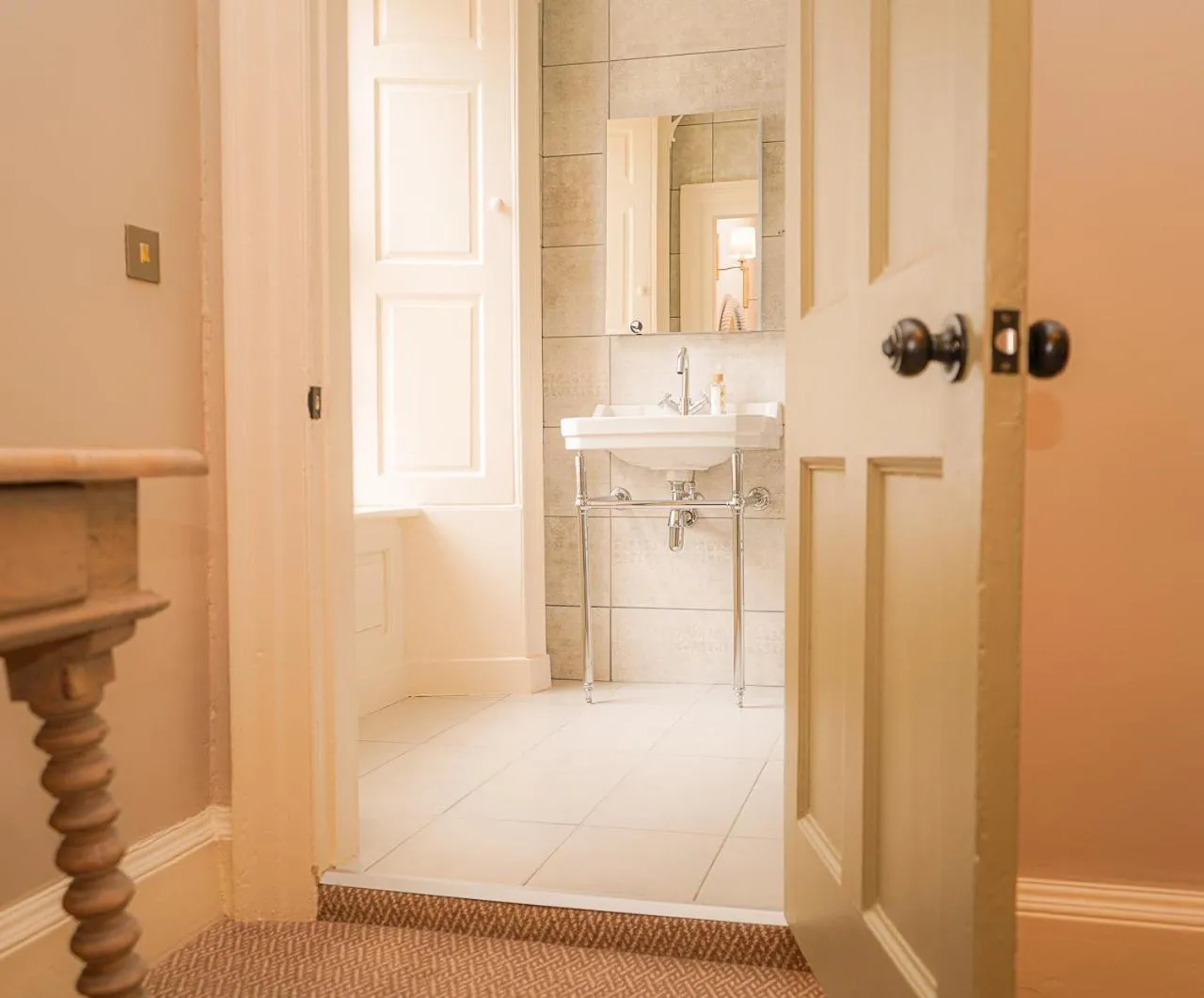 Bathroom in Owston Hall Hotel