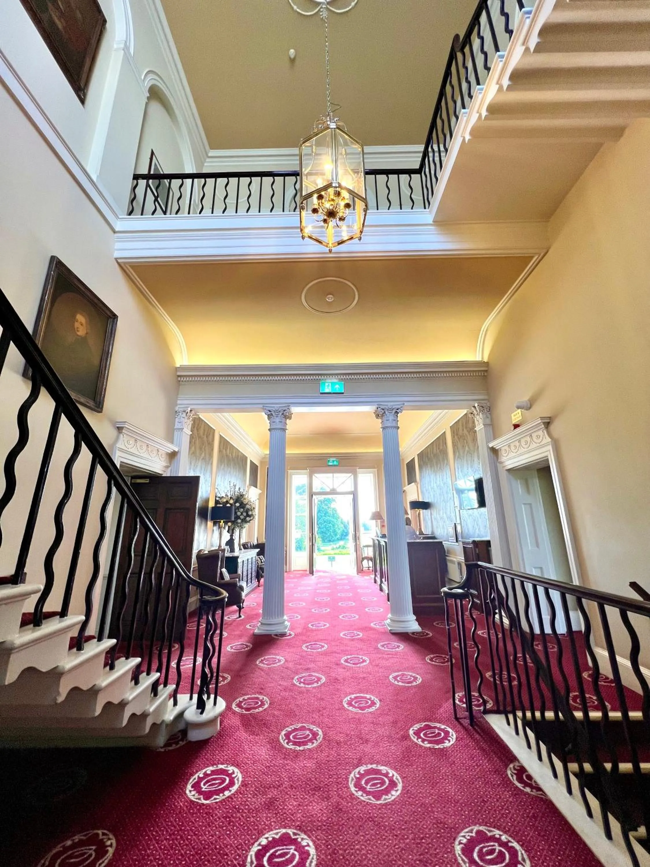 Lobby or reception in Owston Hall Hotel