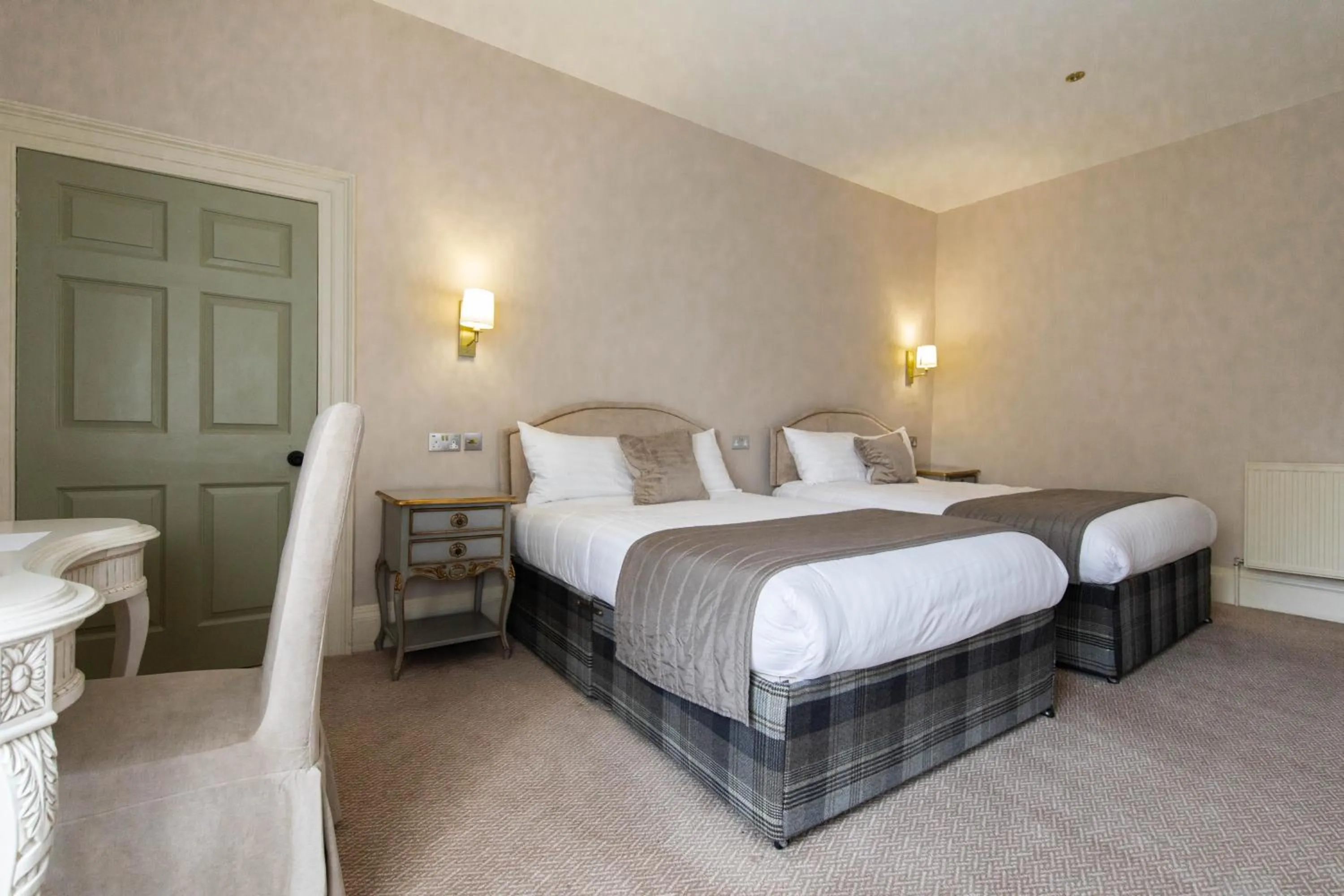 Bed in Owston Hall Hotel