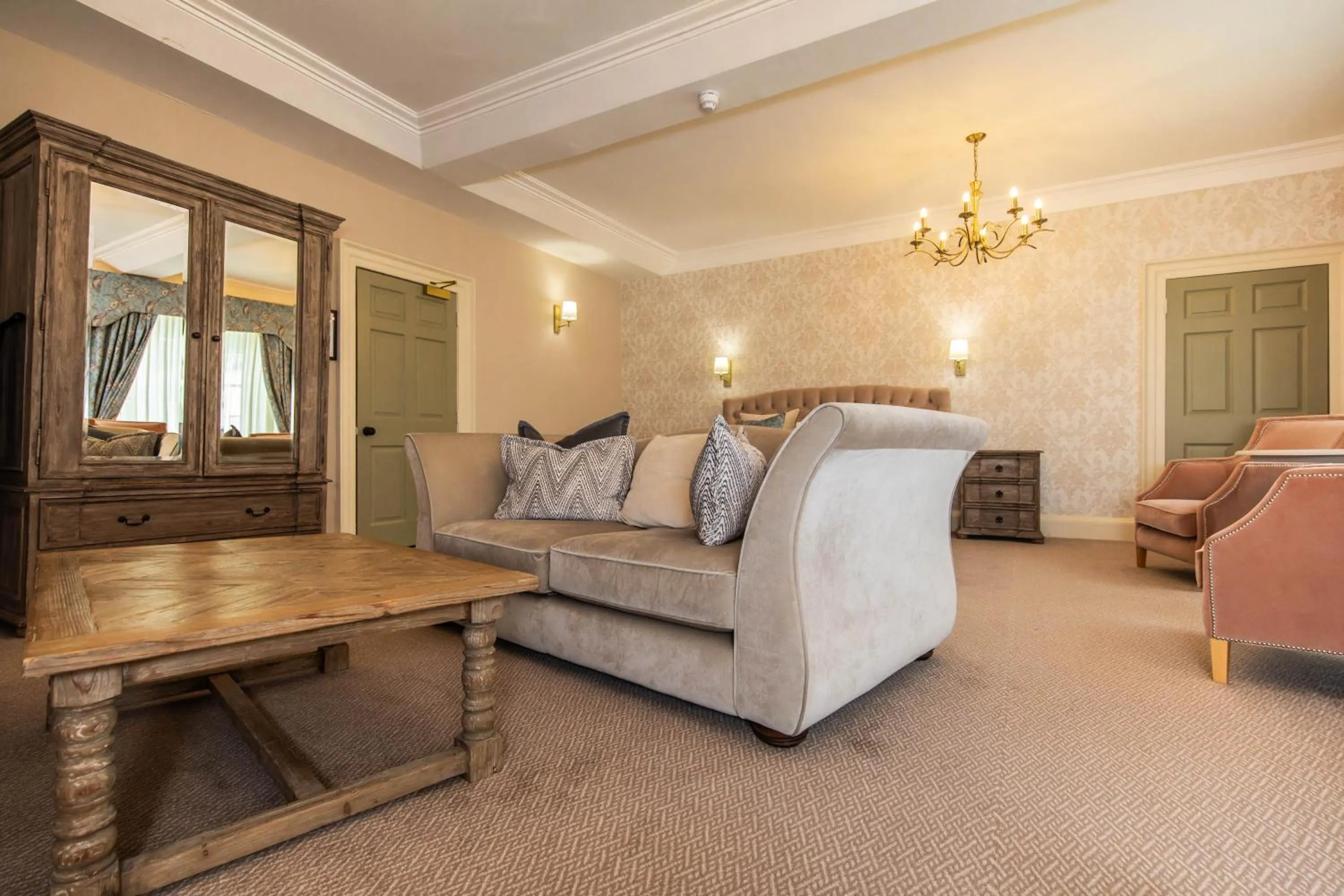 Bedroom in Owston Hall Hotel