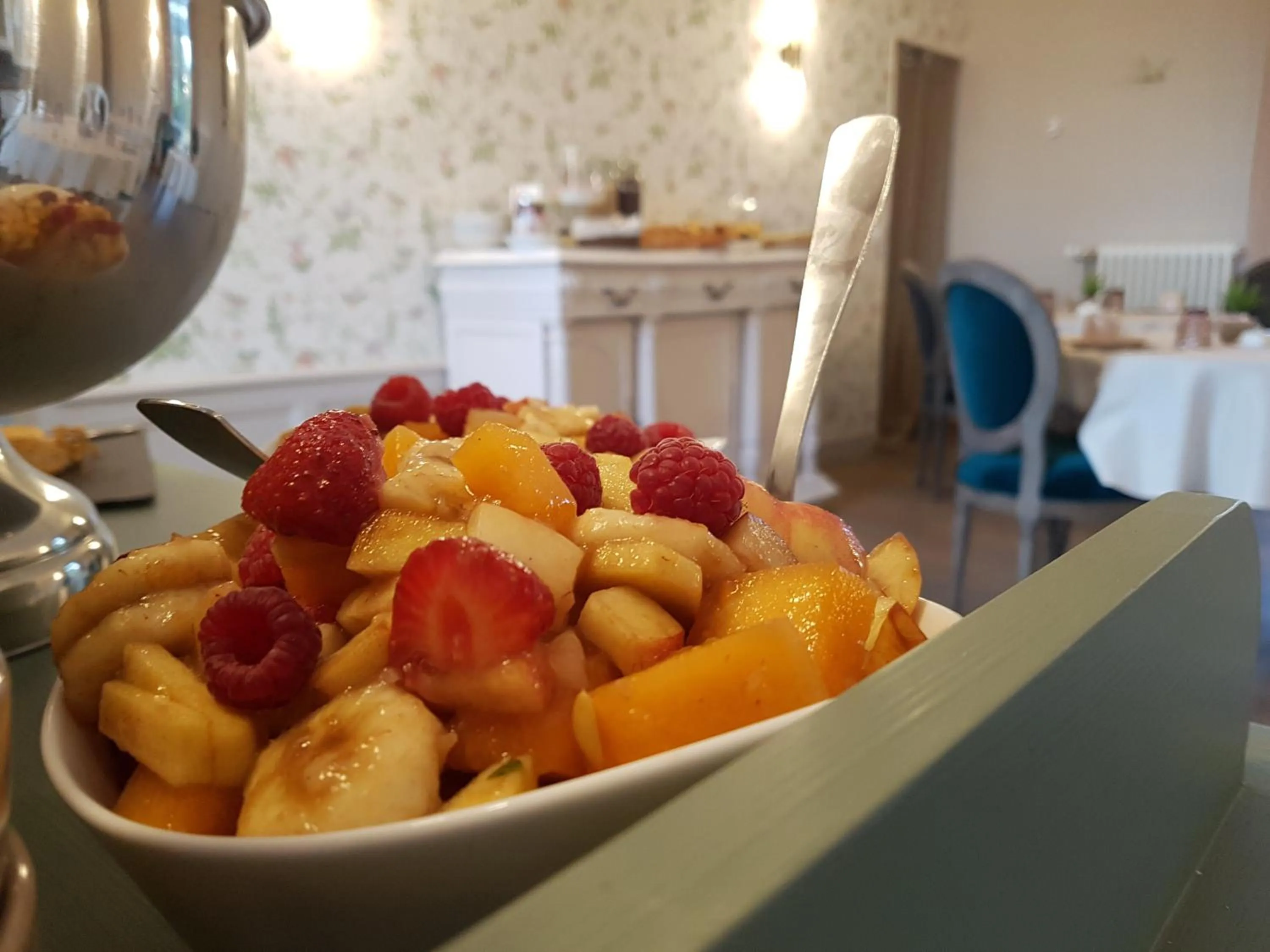 Buffet breakfast in Domaine de la Fauvriere