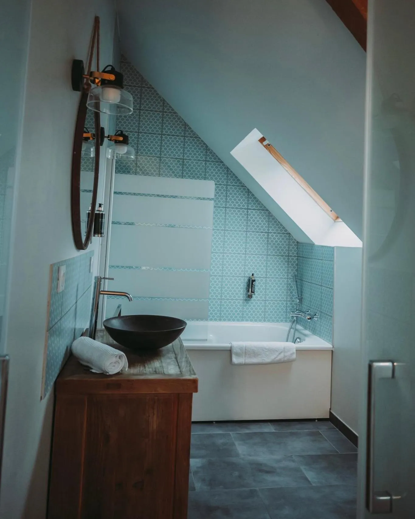 Bathroom in Domaine de la Fauvriere