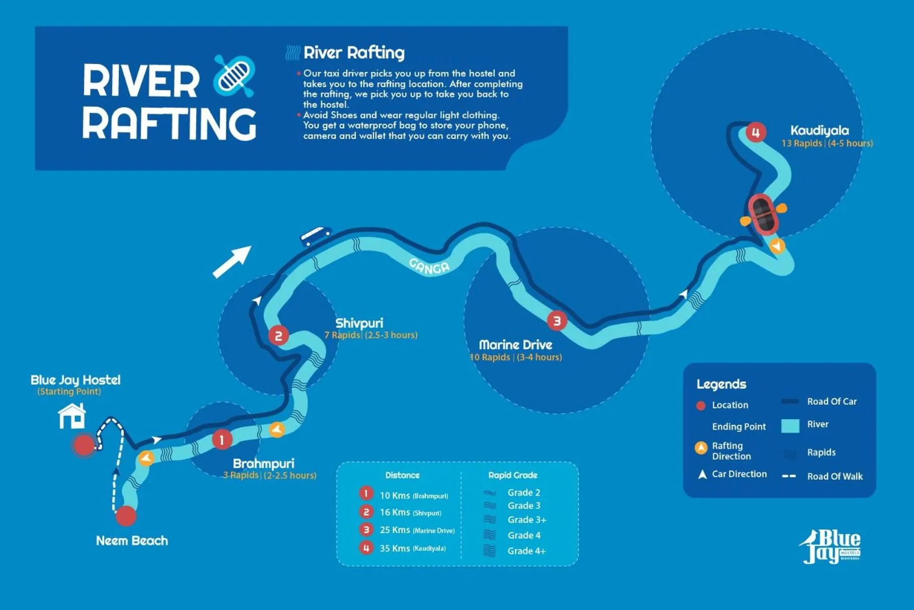 Activities in The Blue Jay Hostel - Dorms & Rooms