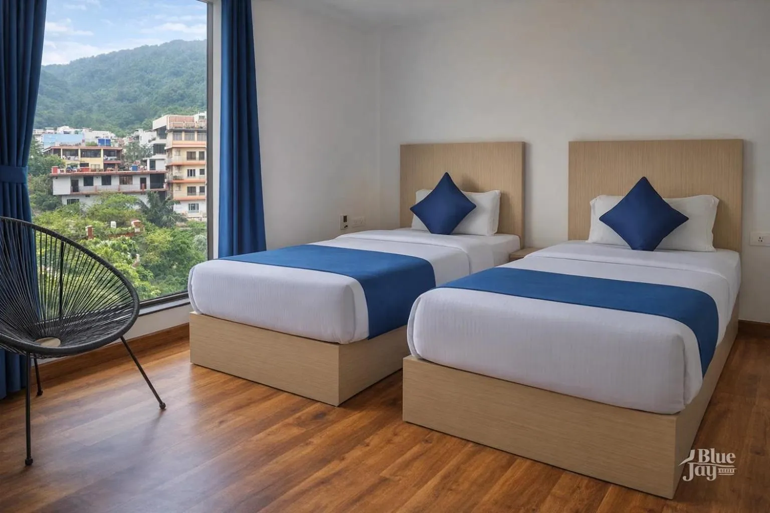 View (from property/room), Bed in The Blue Jay Hostel