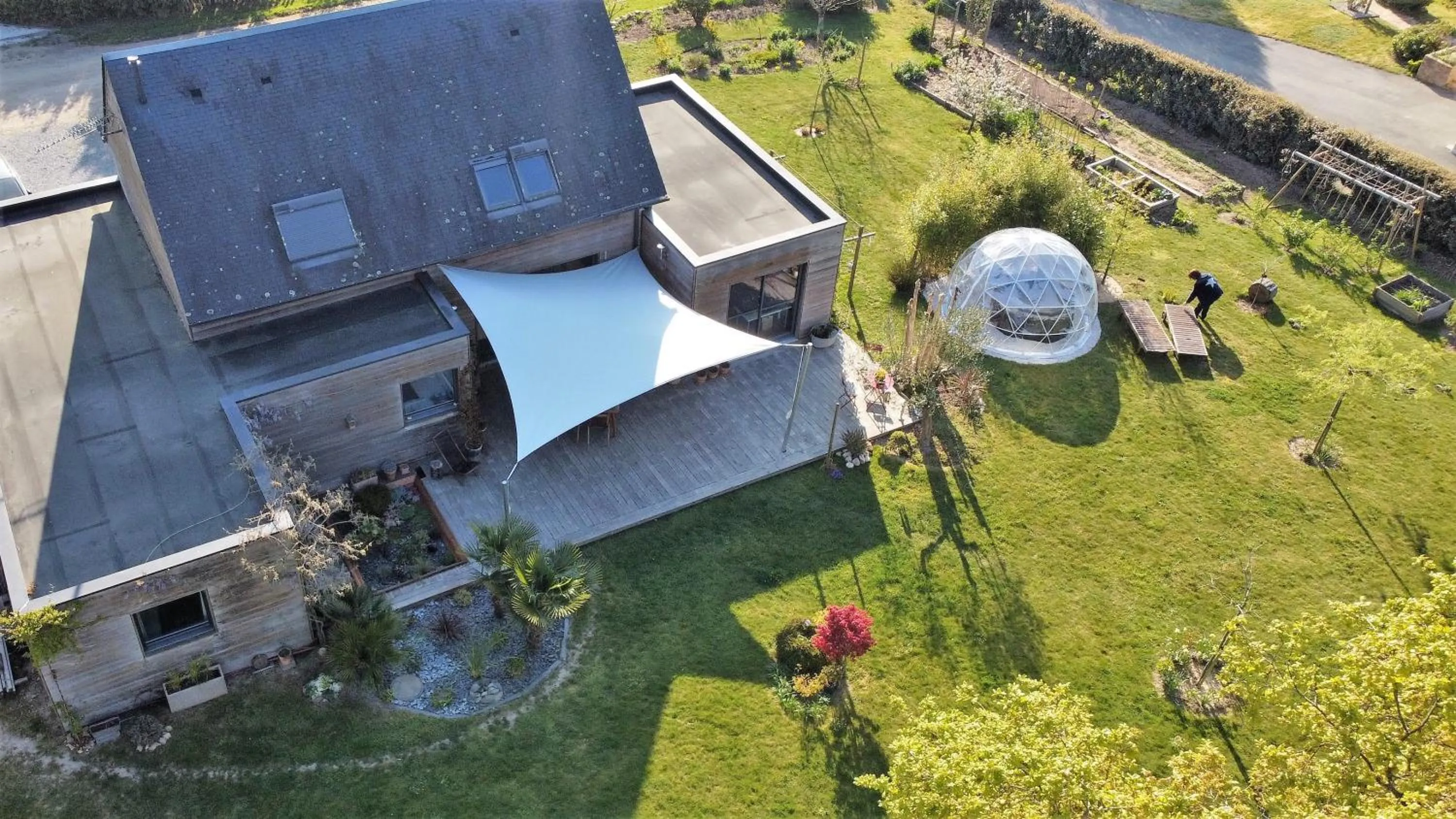 Bird's eye view in L'Oustaou du Bodo