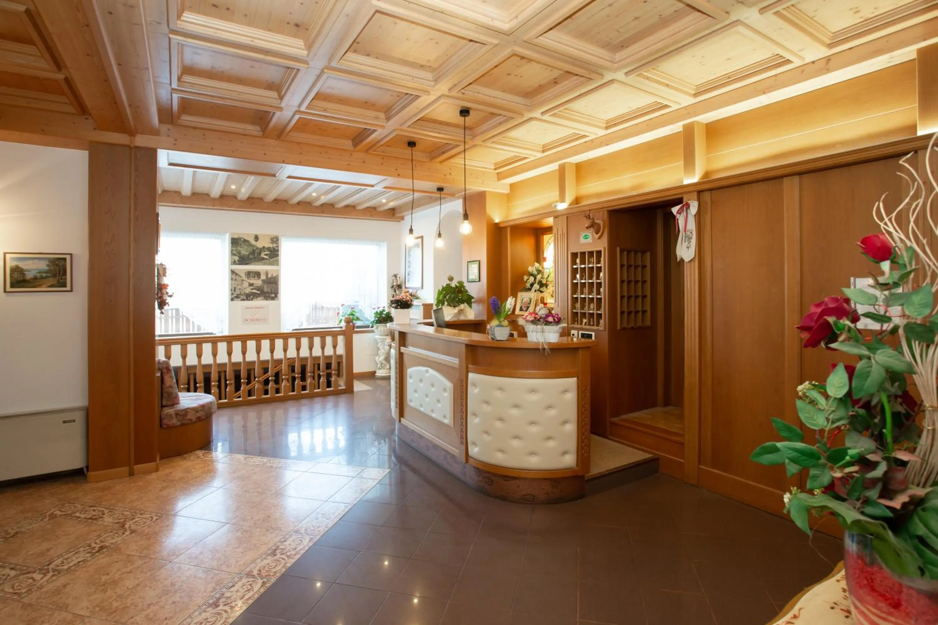Lobby or reception in Albergo Alla Comparsa