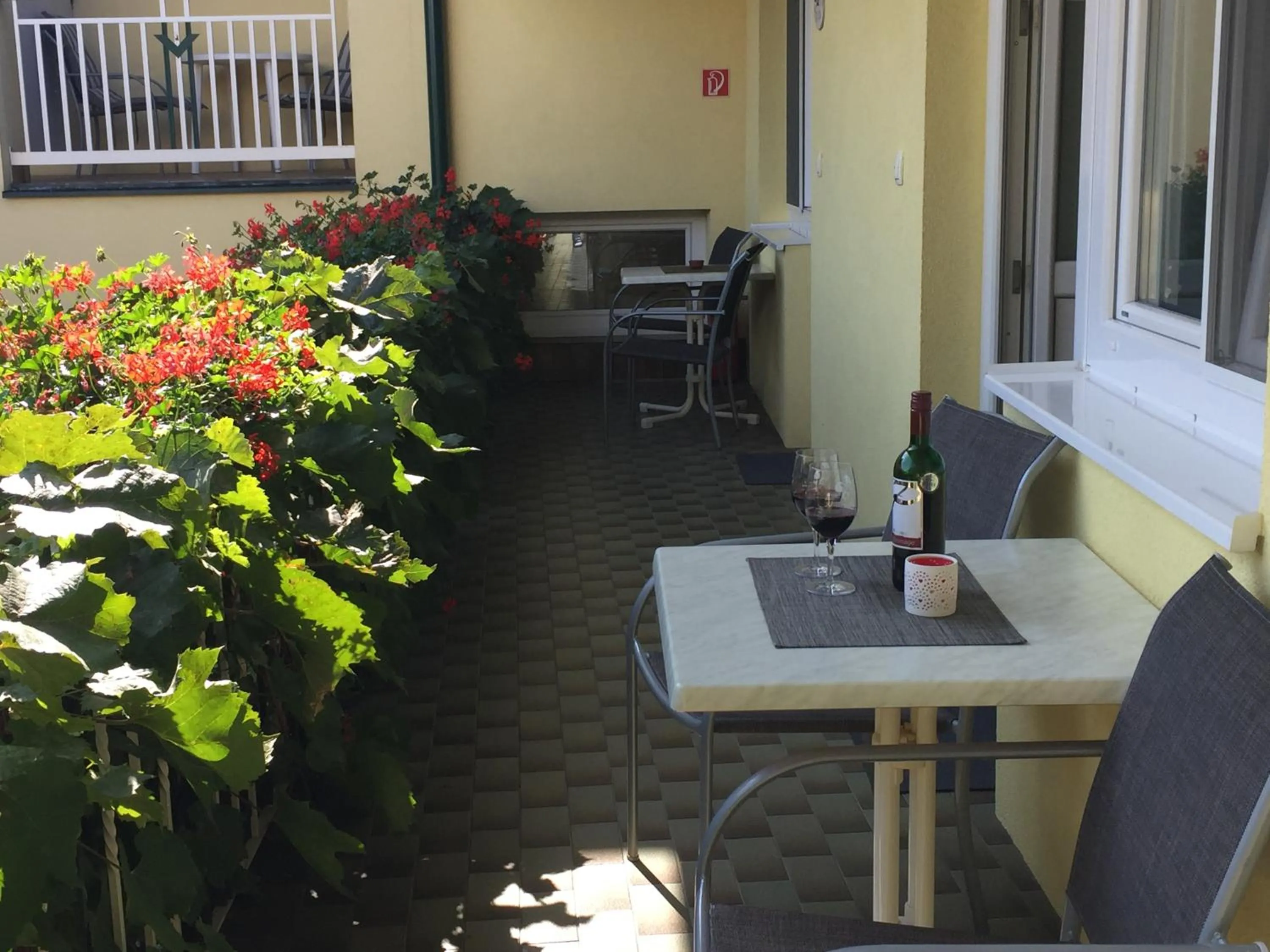 Balcony/Terrace in Pension Peterhof