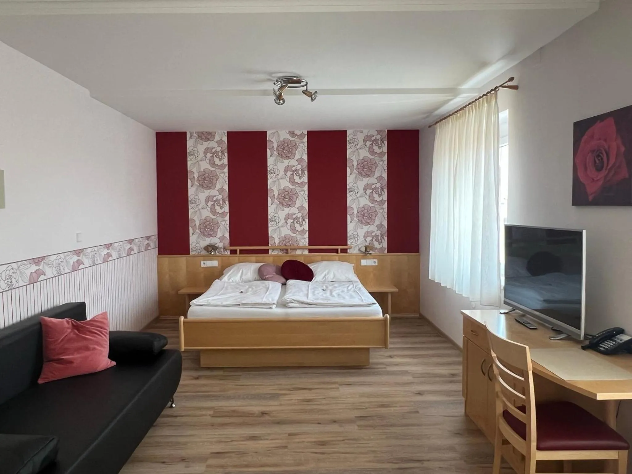 Bed in Pension Peterhof