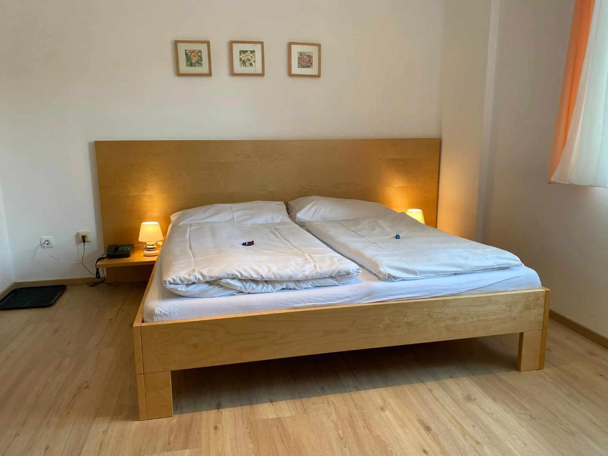 Bed in Pension Peterhof