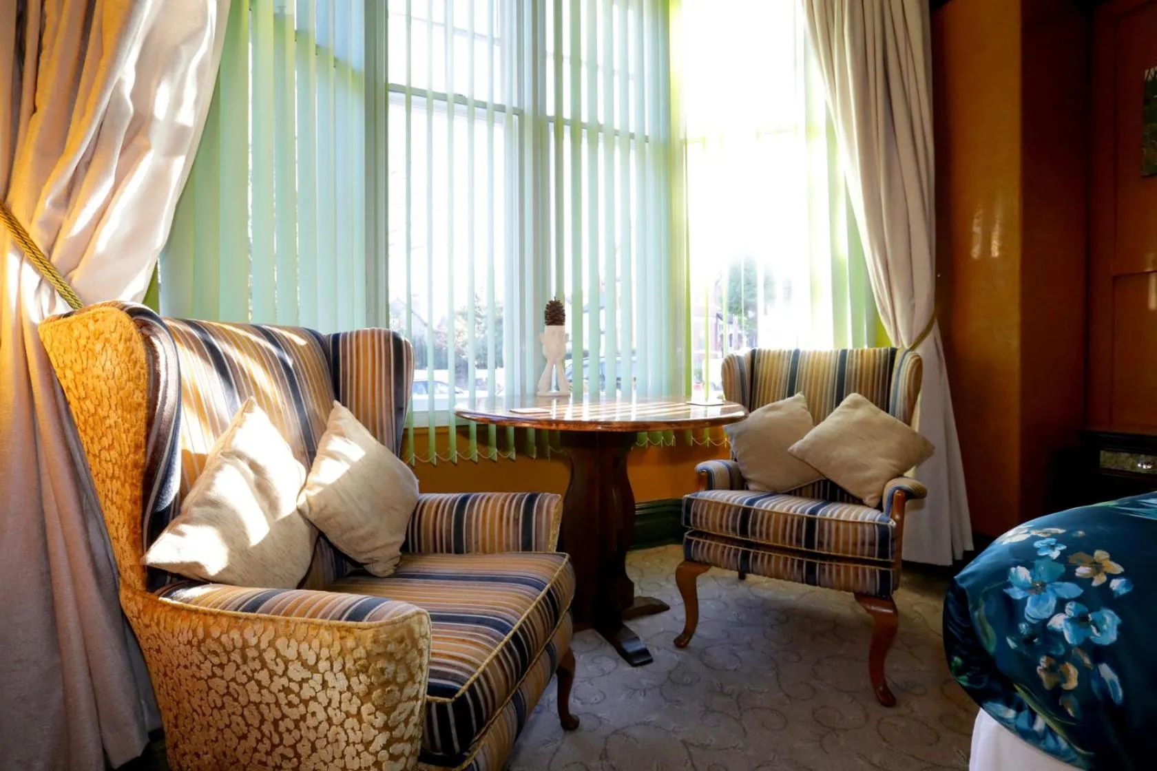 Bedroom in Bryn Woodlands House
