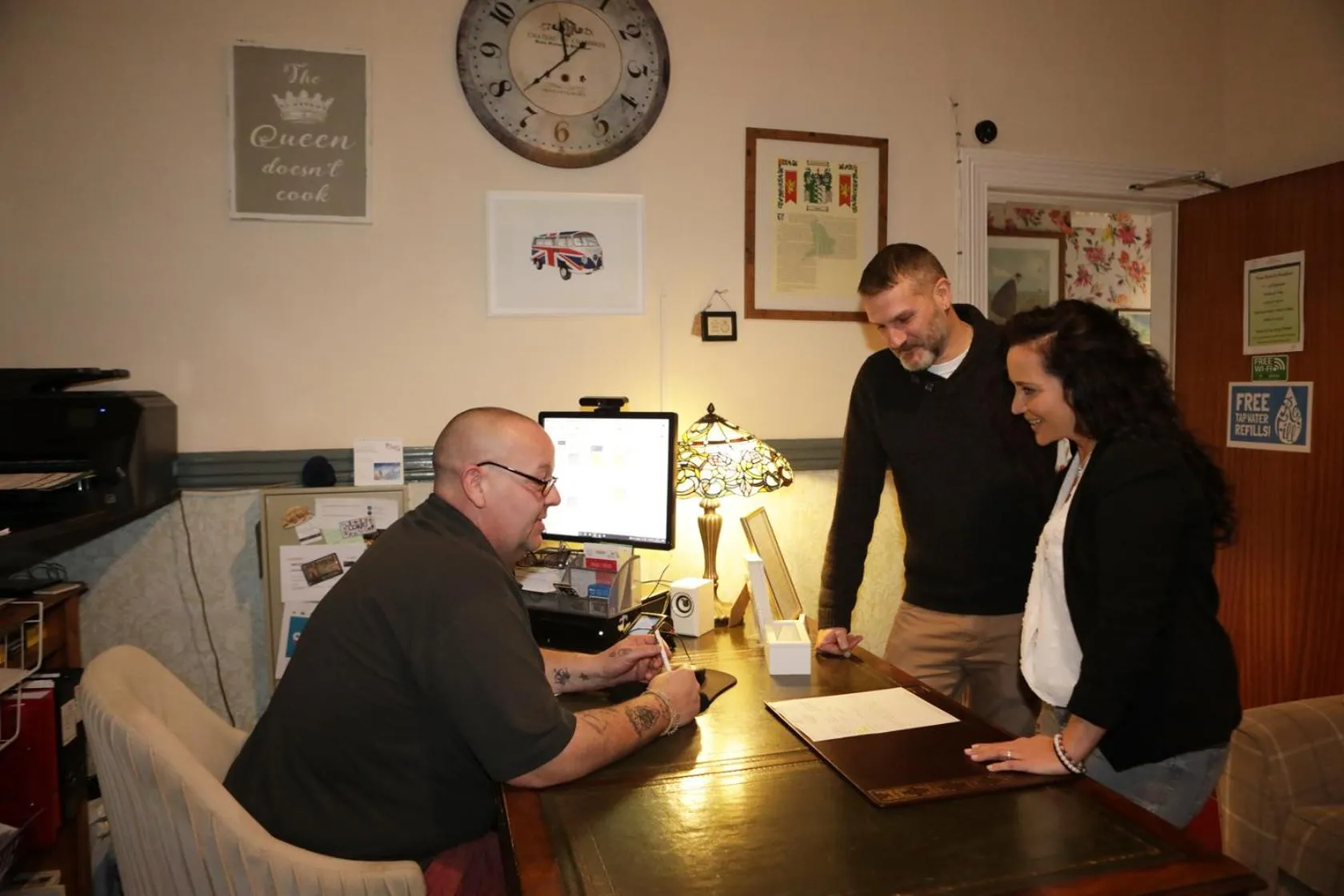 Lobby or reception in Bryn Woodlands House