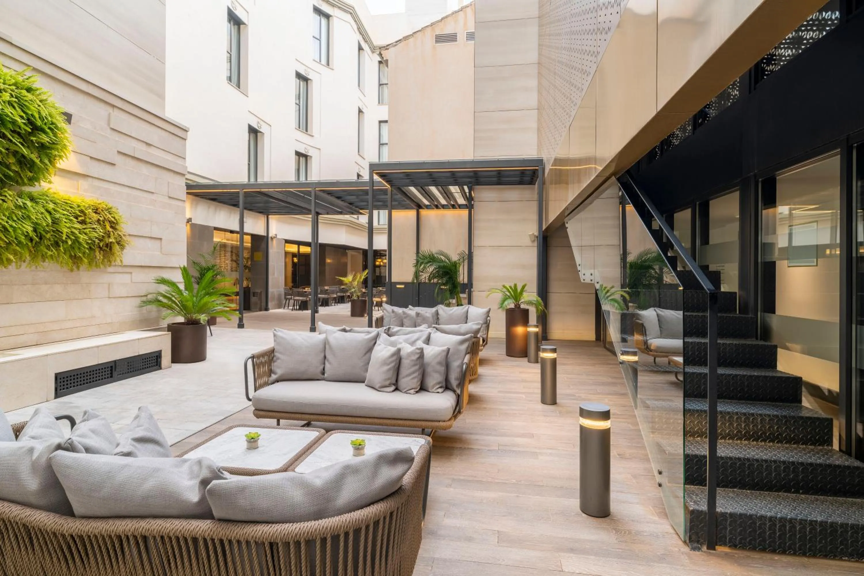 Patio in Áurea Catedral by Eurostars Hotel Company