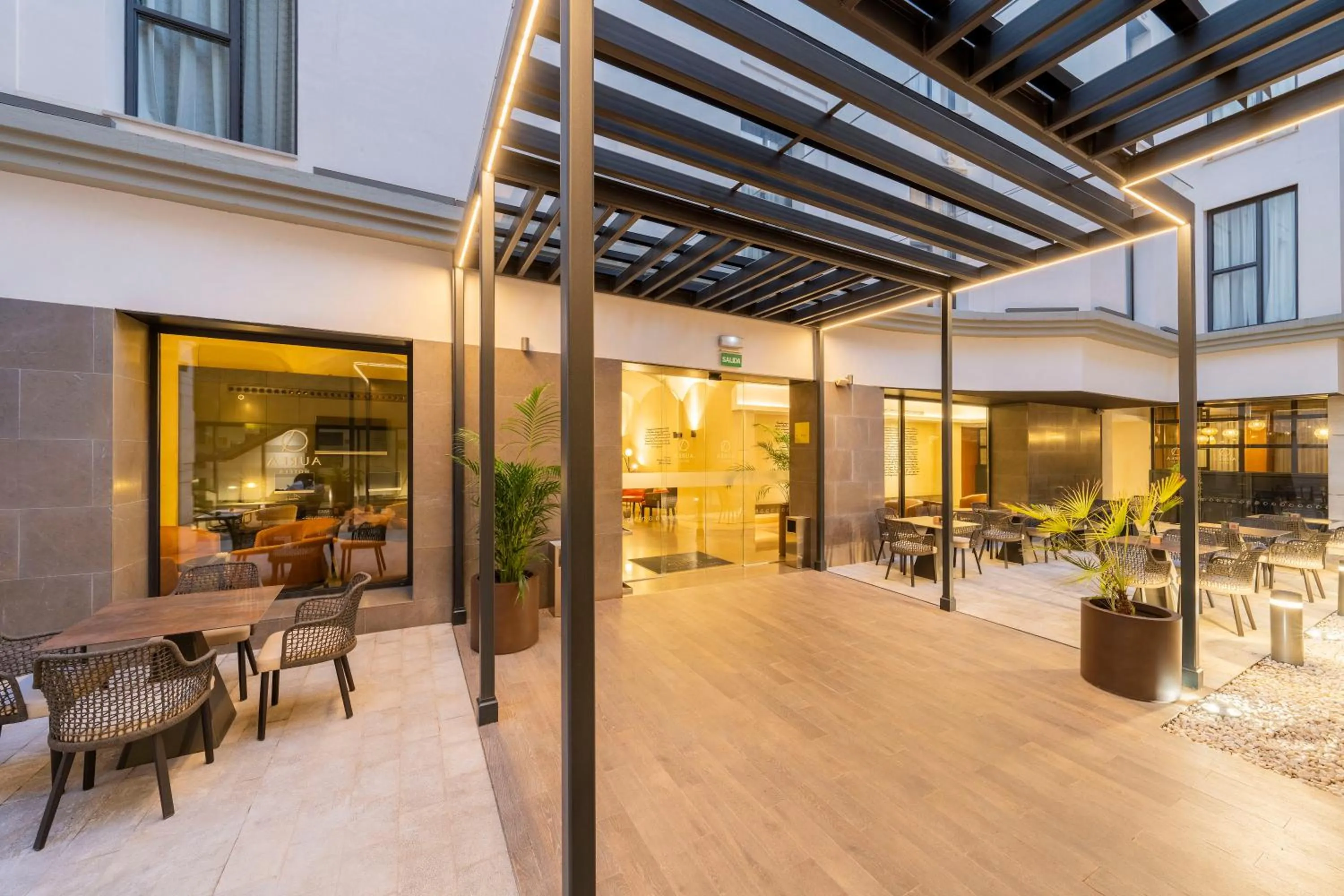 Patio in Áurea Catedral by Eurostars Hotel Company