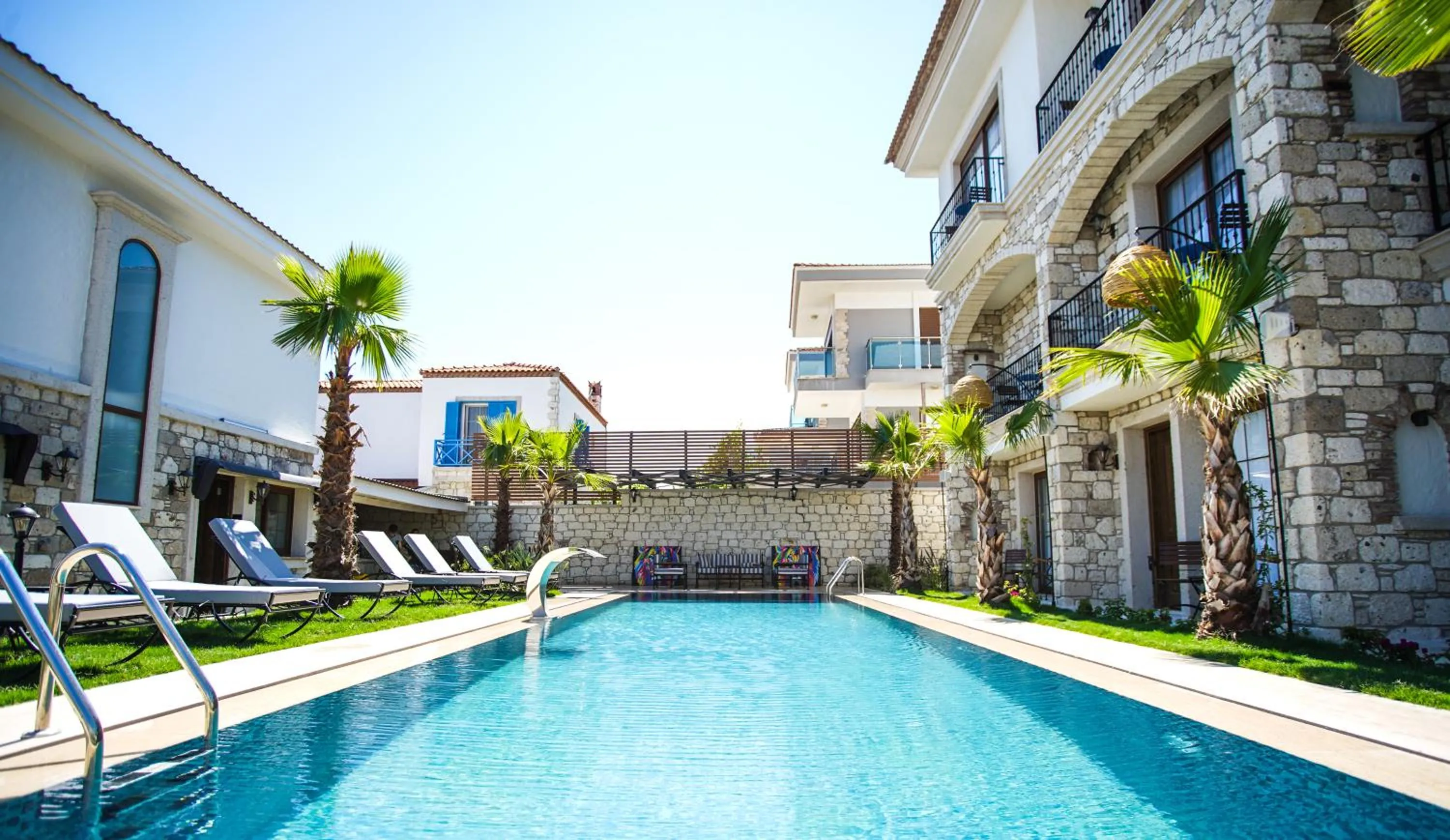 Pool view in Avalon Boutique Hotel & Suites