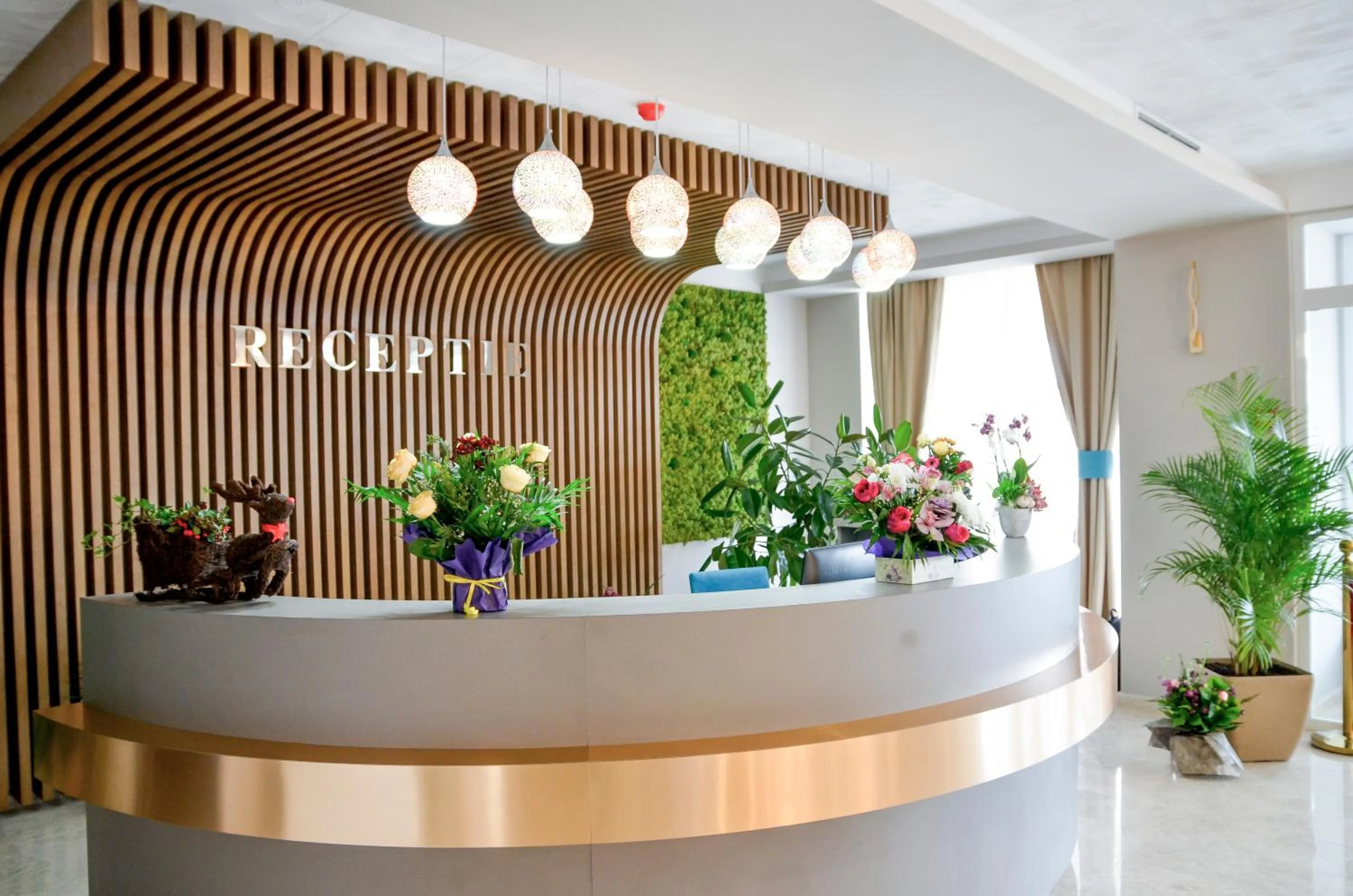 Lobby or reception in Hotel Afrodita -Valenii De Munte