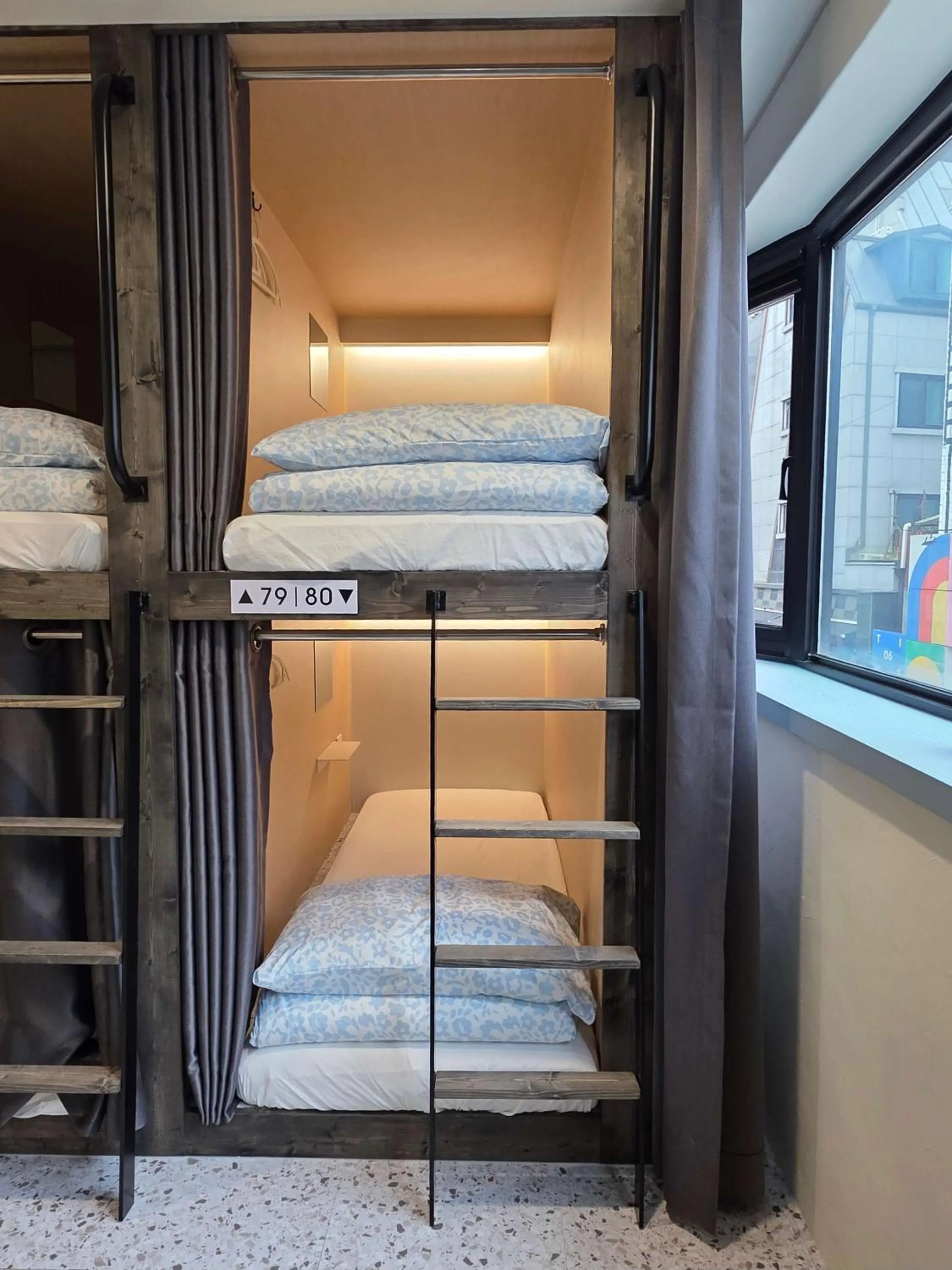 Bed in The Cube Hotel