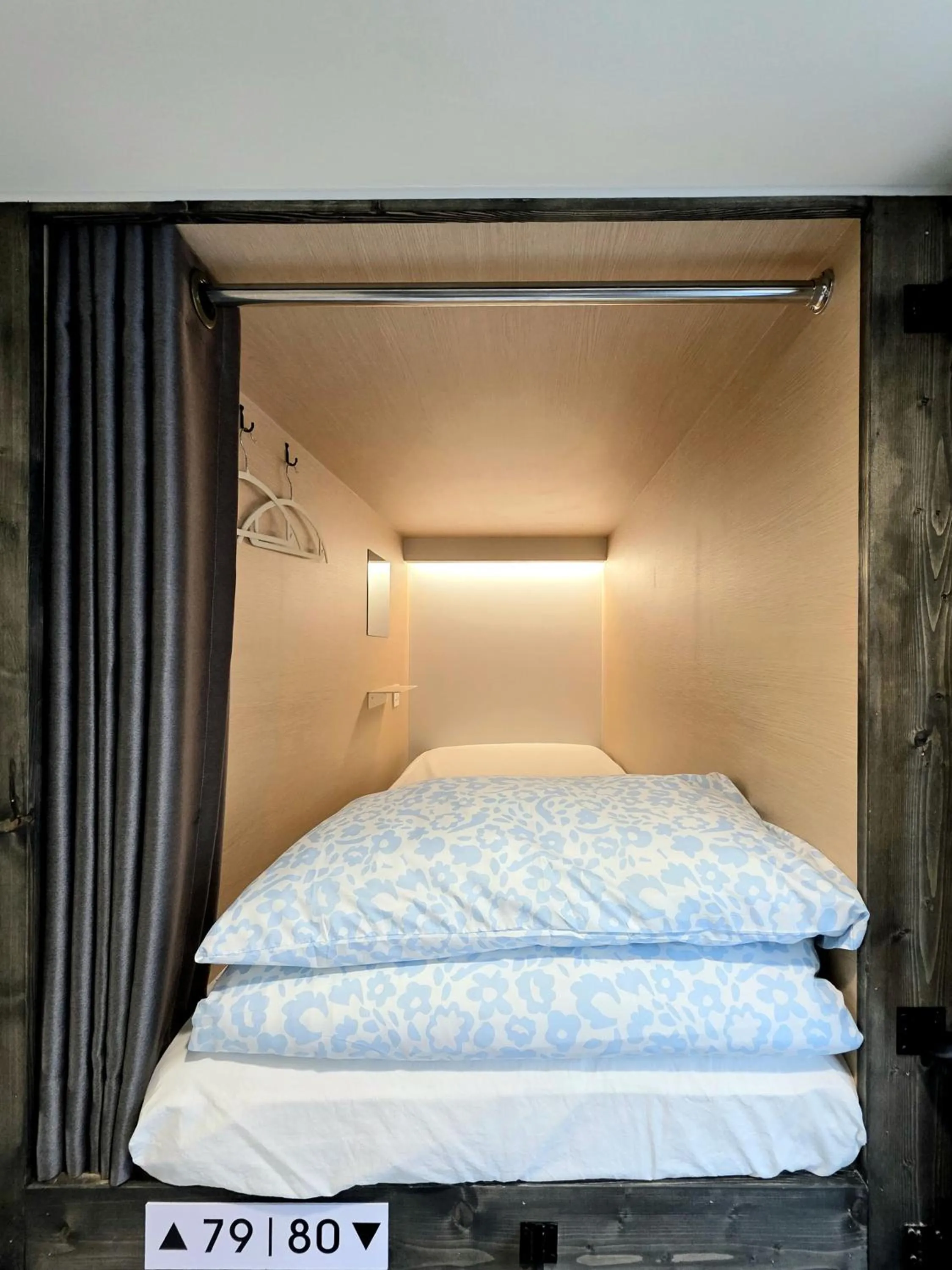 Bed in The Cube Hotel