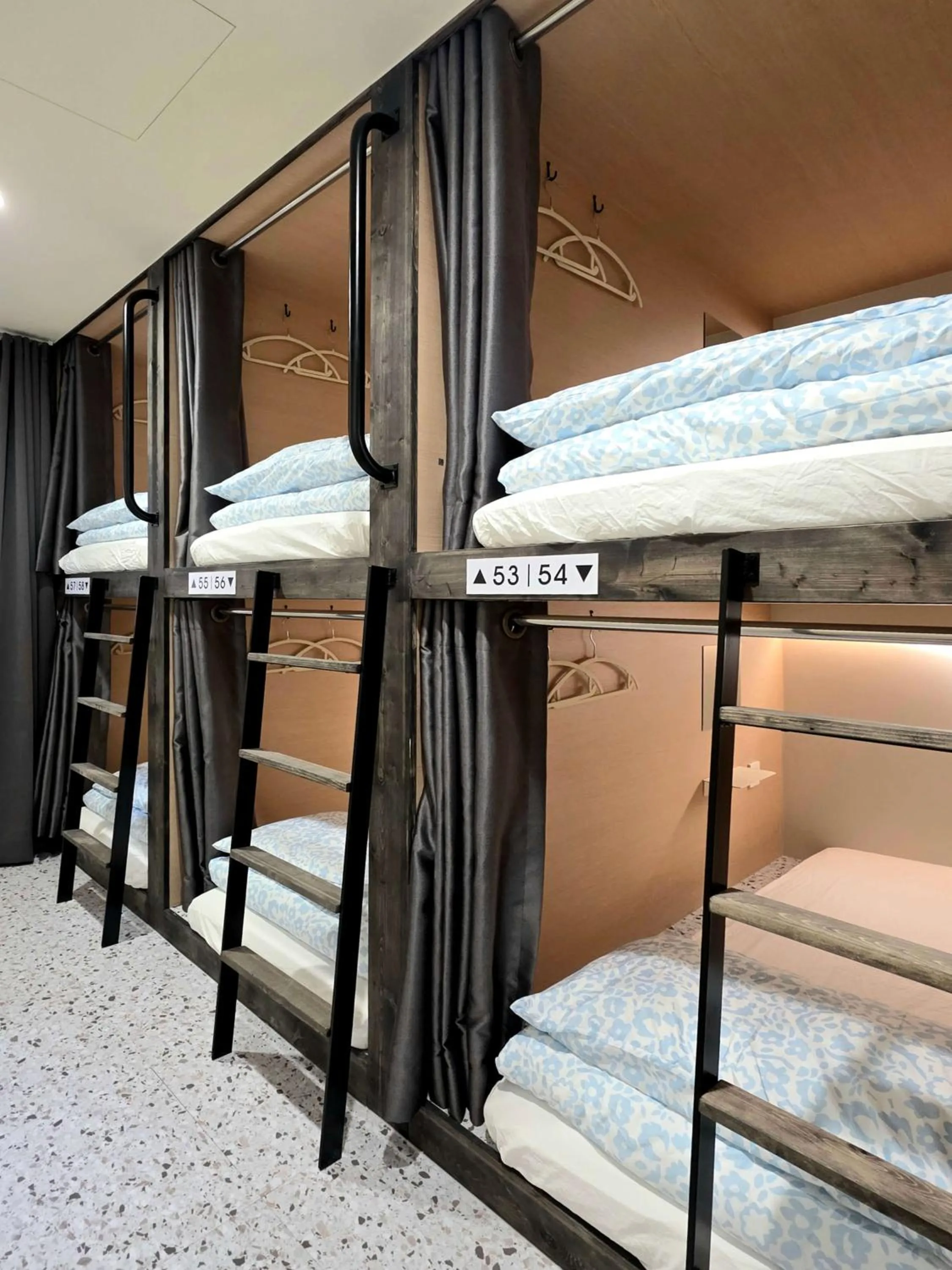 Bed in The Cube Hotel