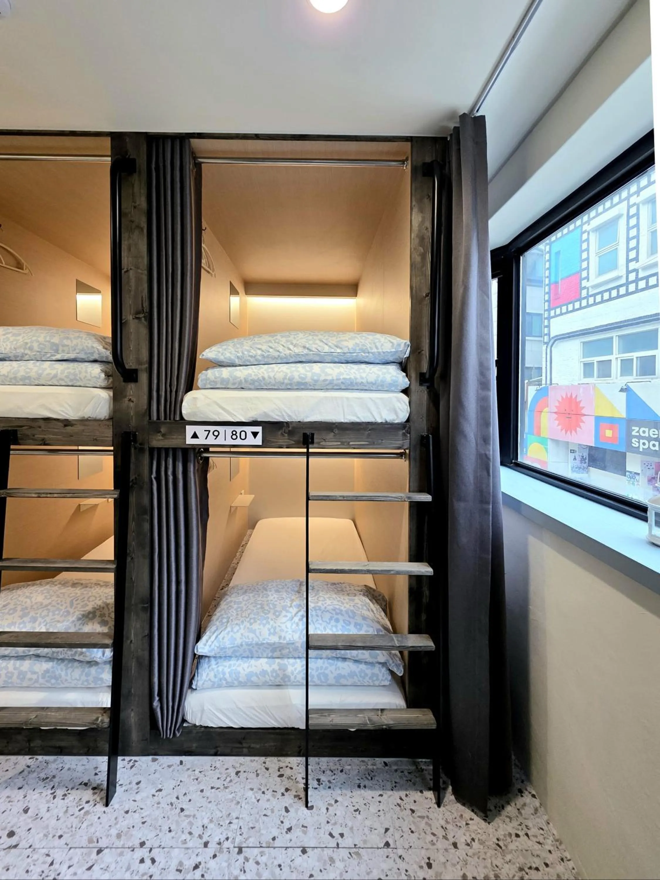 Bed in The Cube Hotel