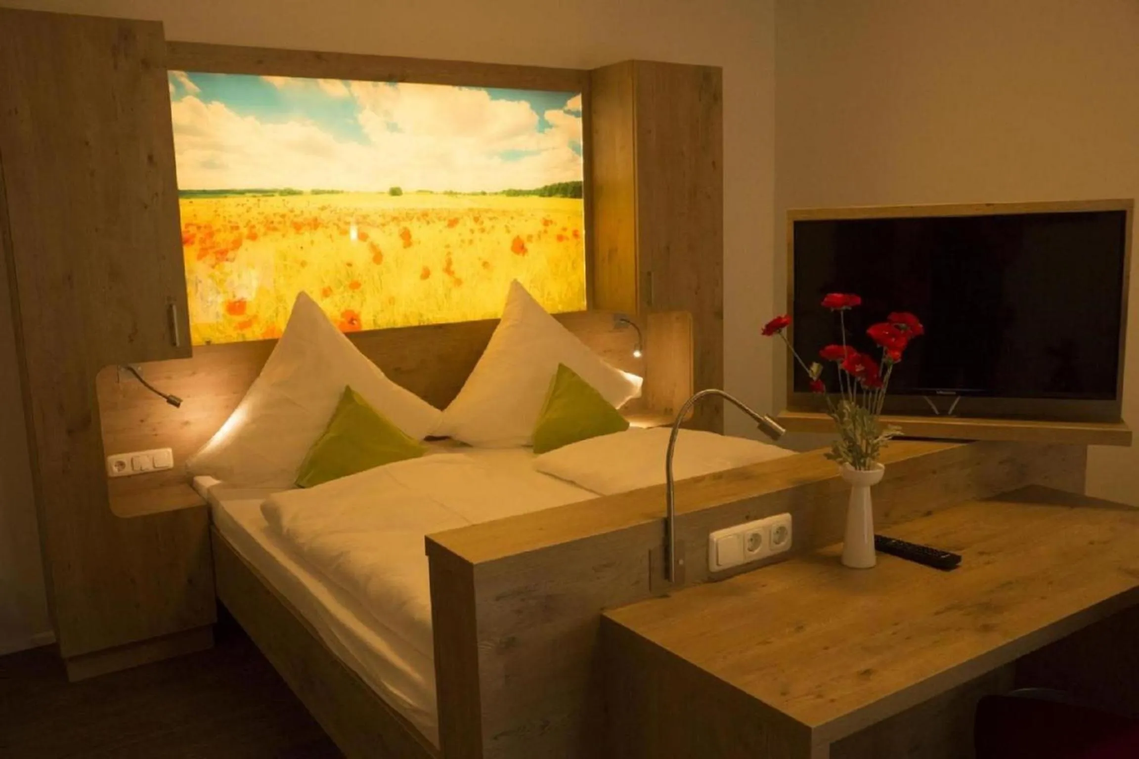 Bed in Gasthaus Schwarzer Adler