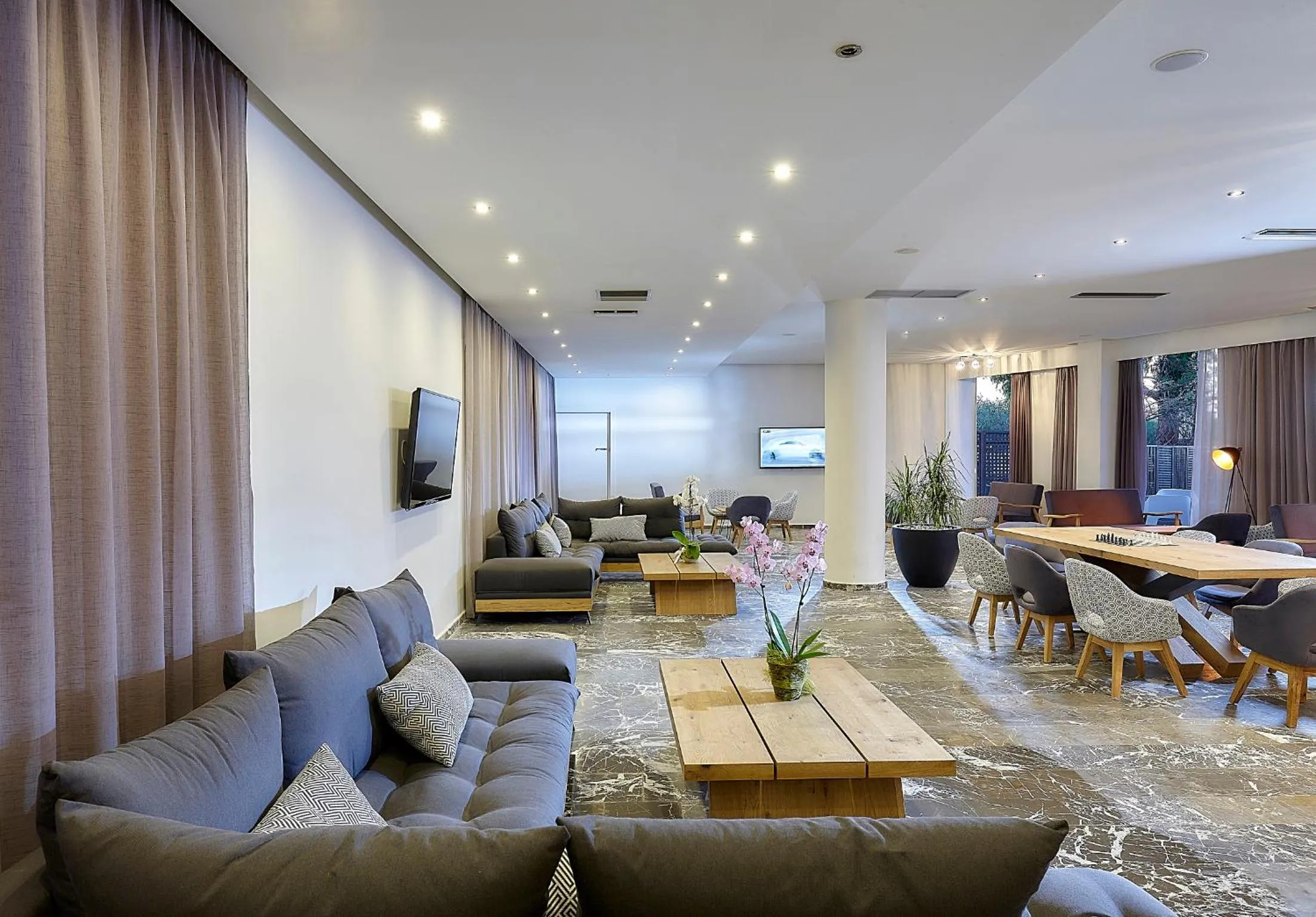 Seating area in Vasia Royal Hotel