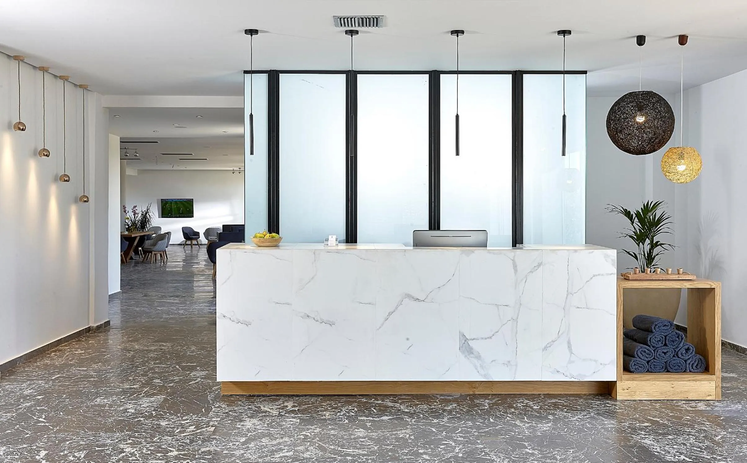 Lobby or reception in Vasia Royal Hotel