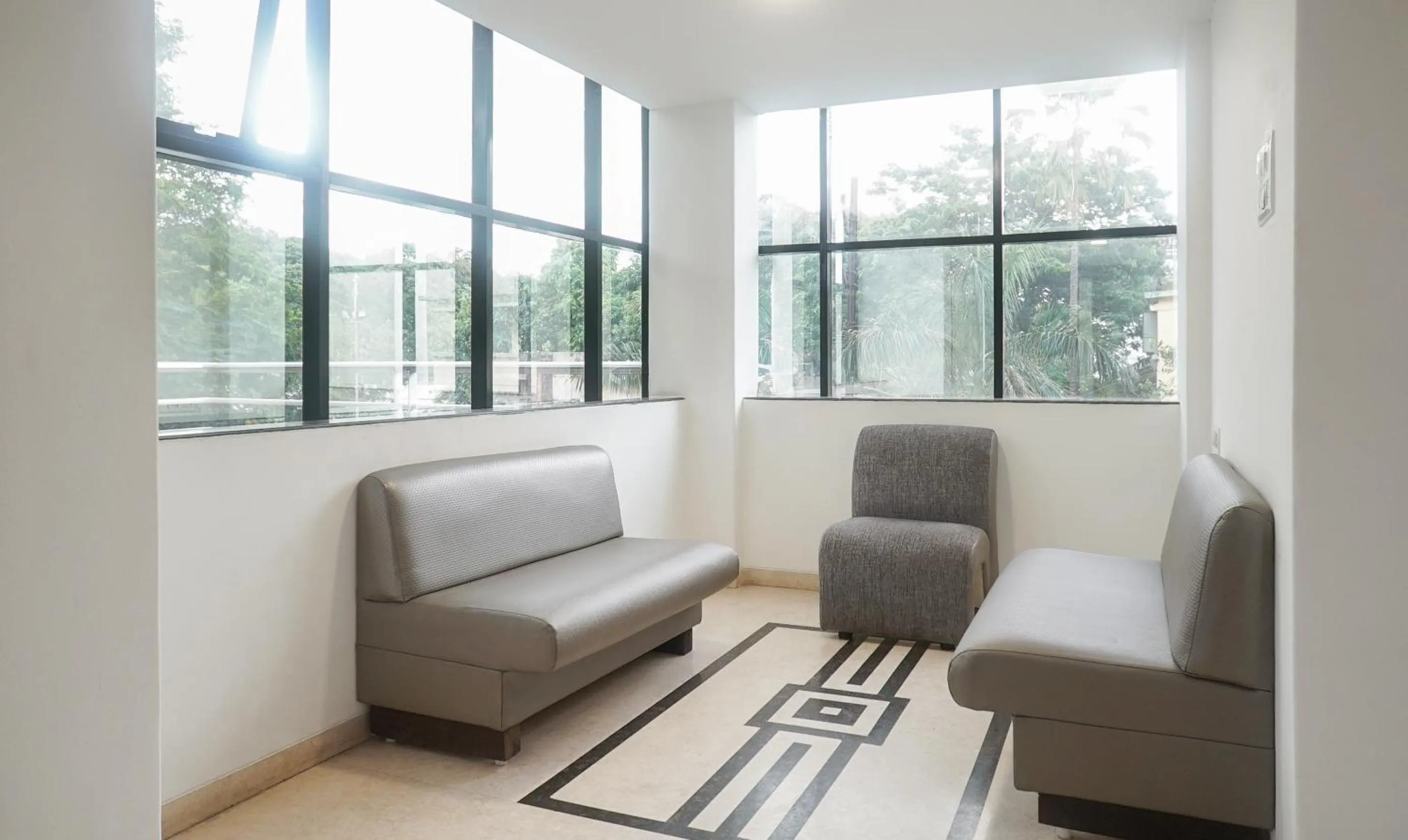 Seating area in Treebo Brahma Regency