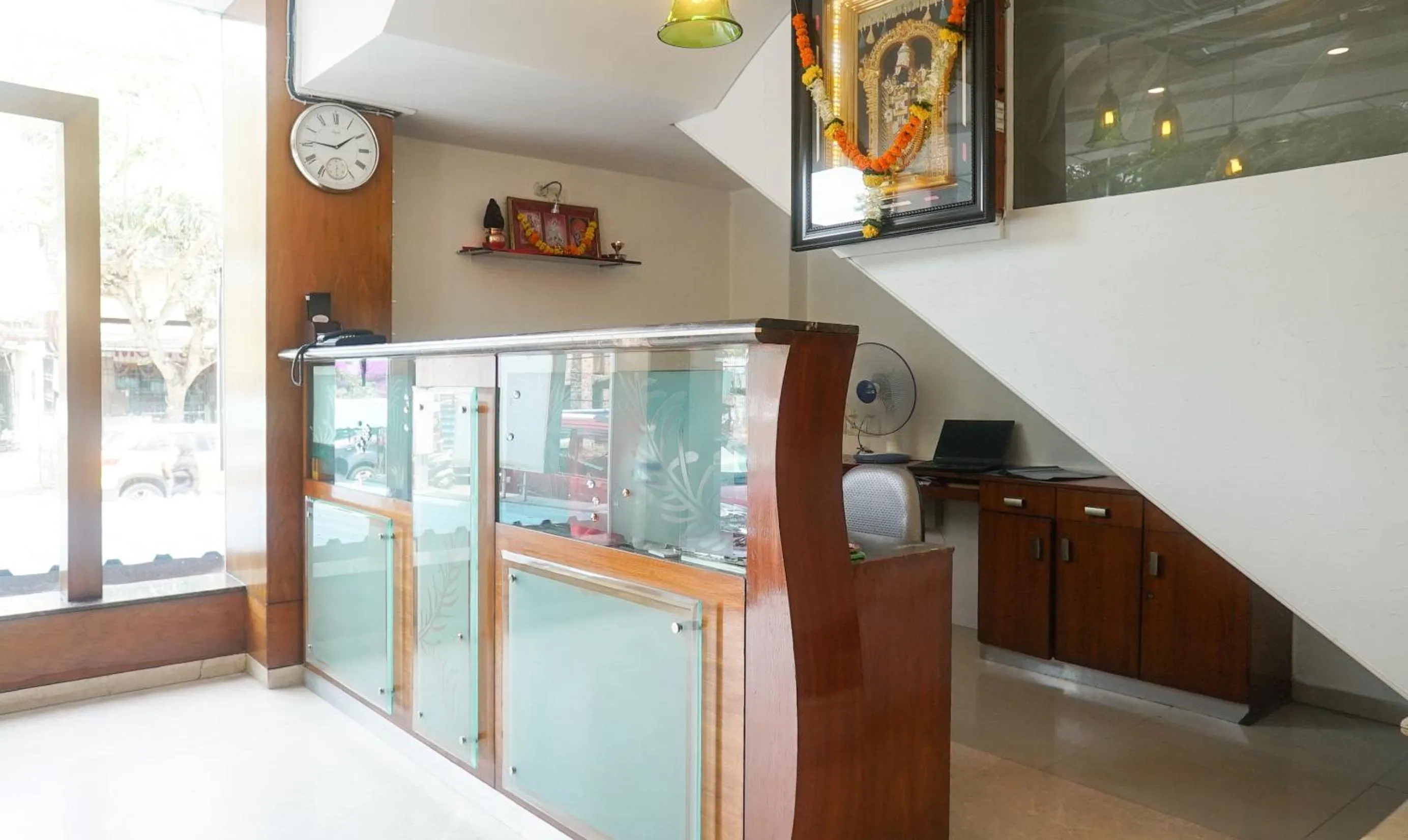 Lobby or reception in Treebo Brahma Regency