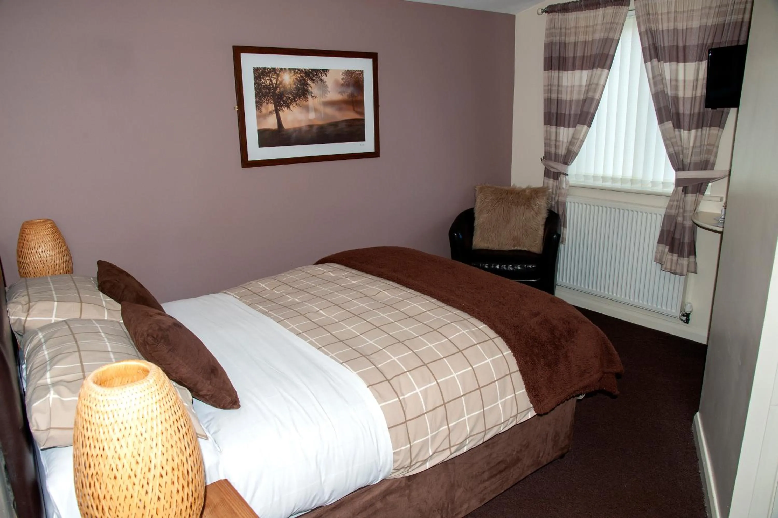 Bed in Redbeck Motel