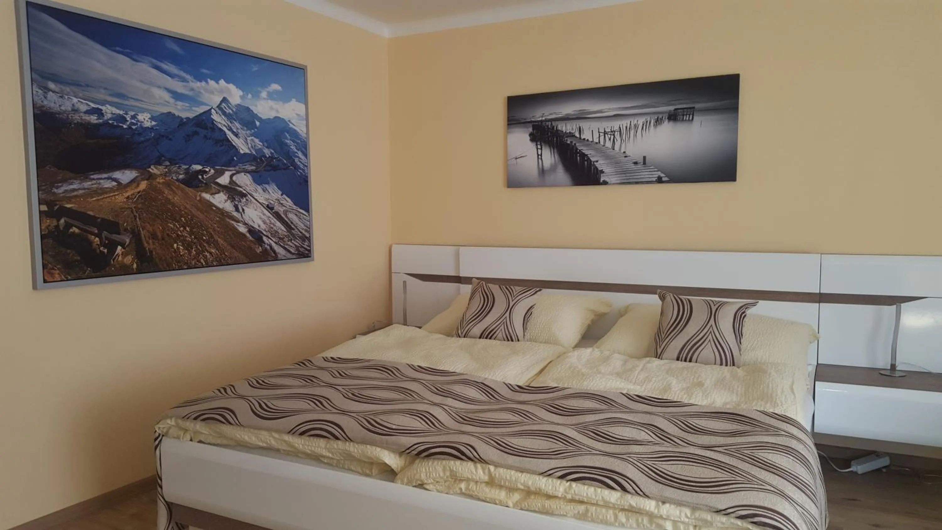 Bed in Apartmá Helga