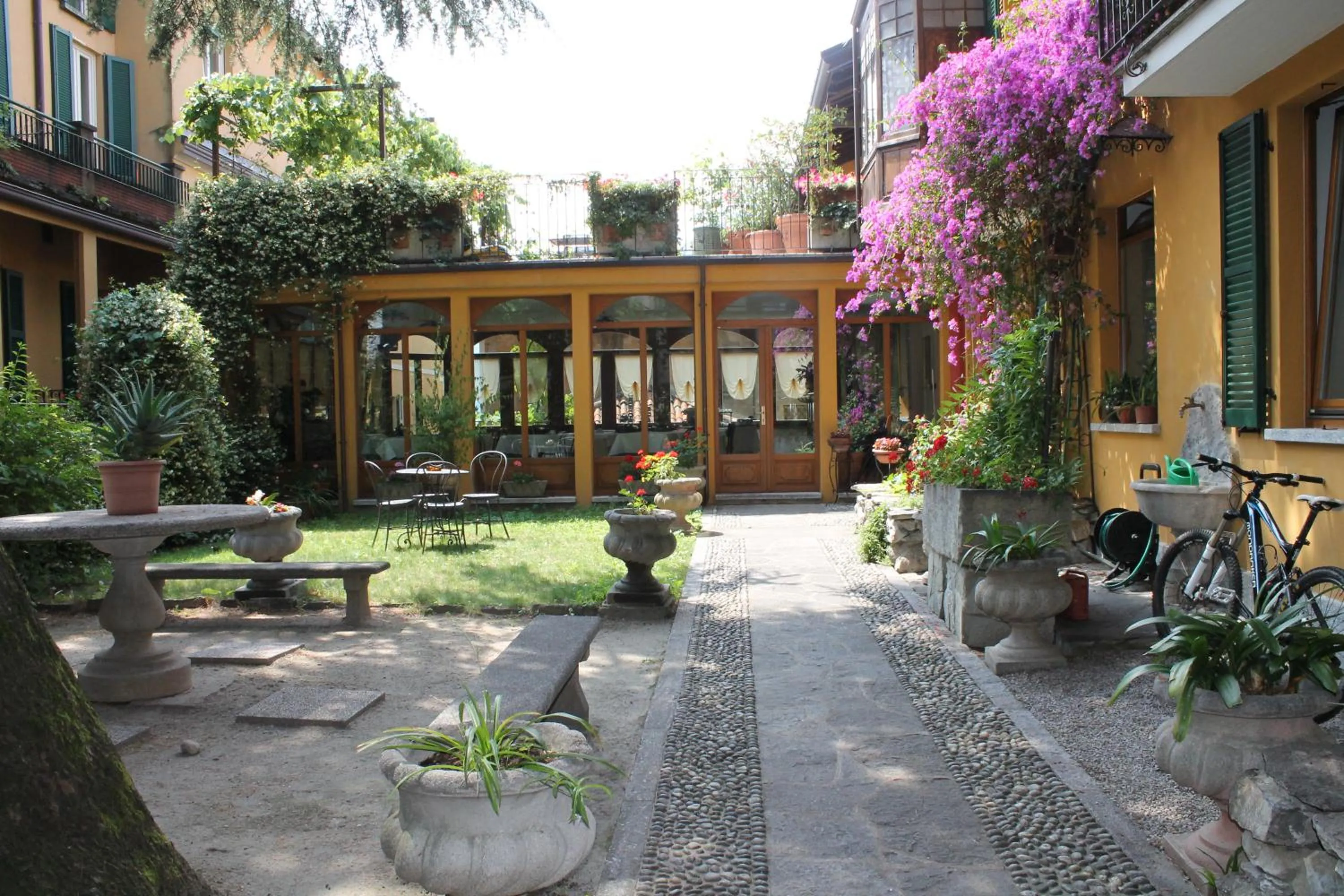 Garden in Hotel Centrale Bellagio