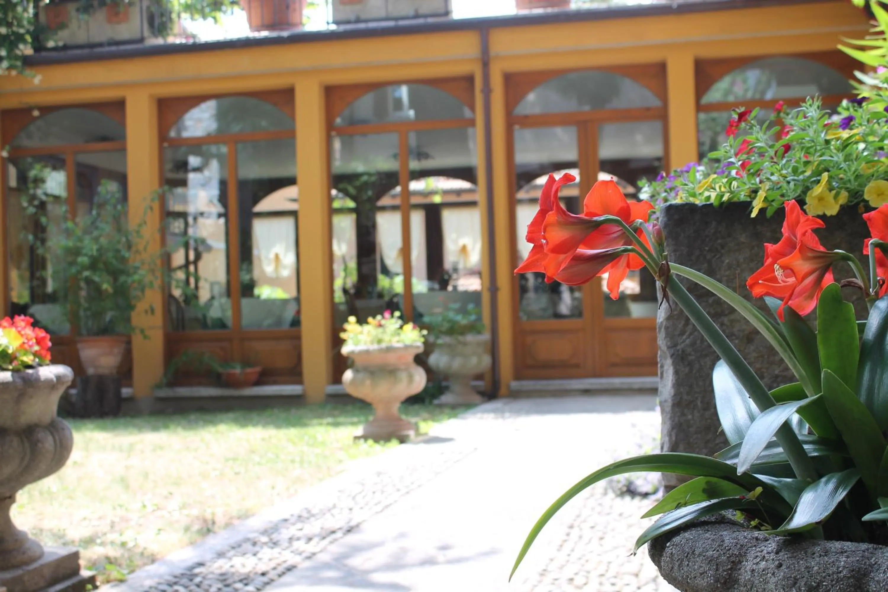 Garden in Hotel Centrale Bellagio