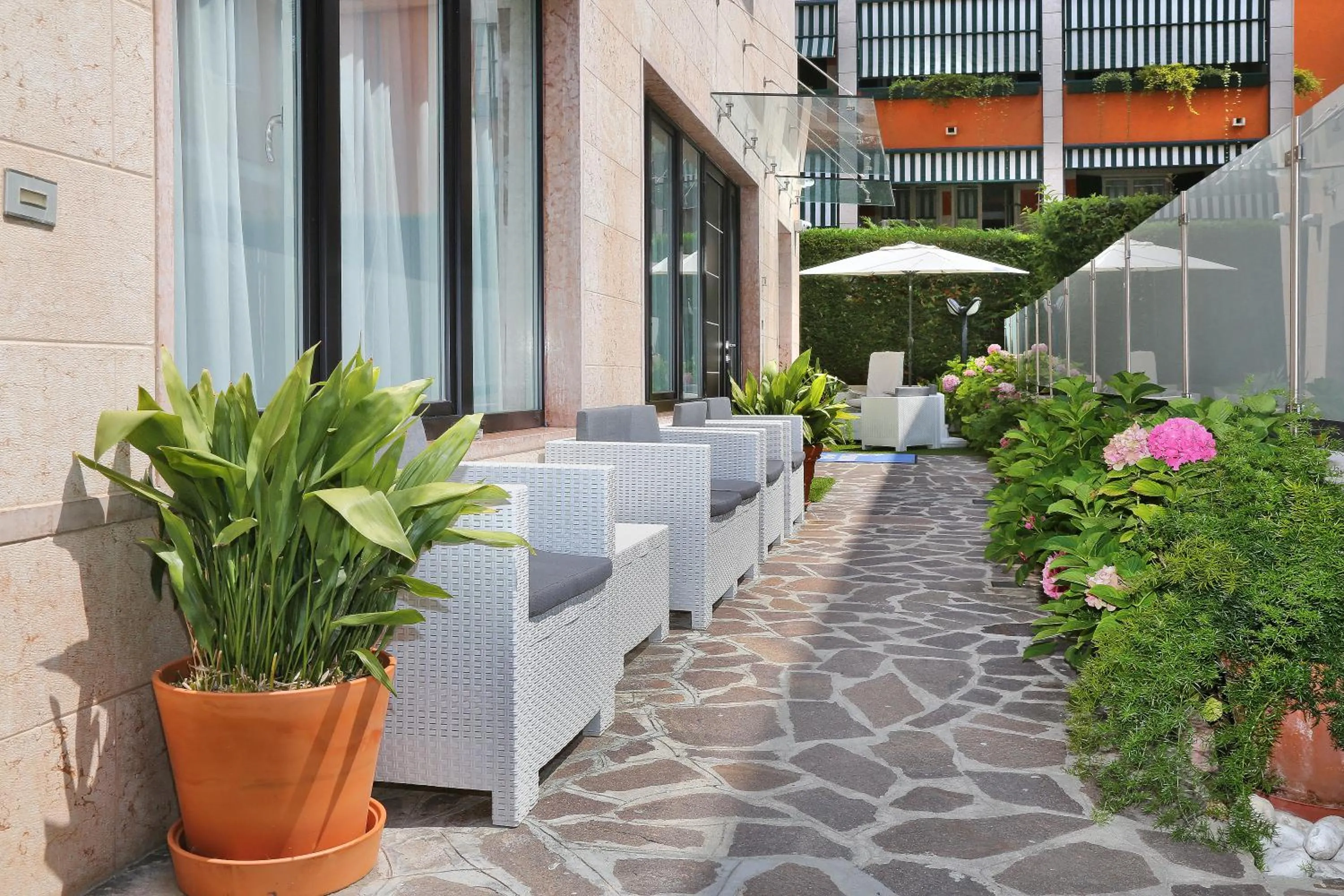 Garden in Hotel Orchidea