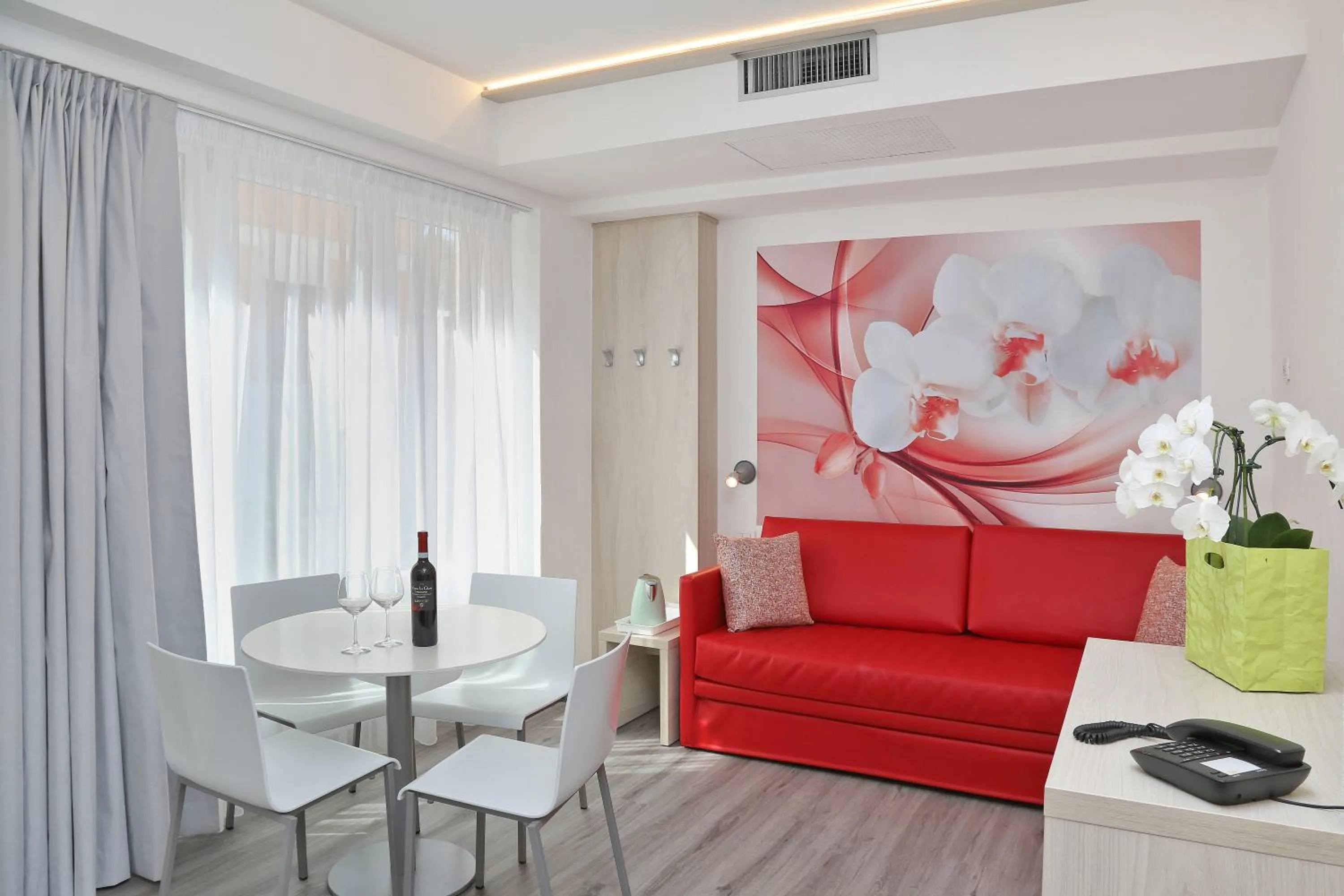 Living room in Hotel Orchidea