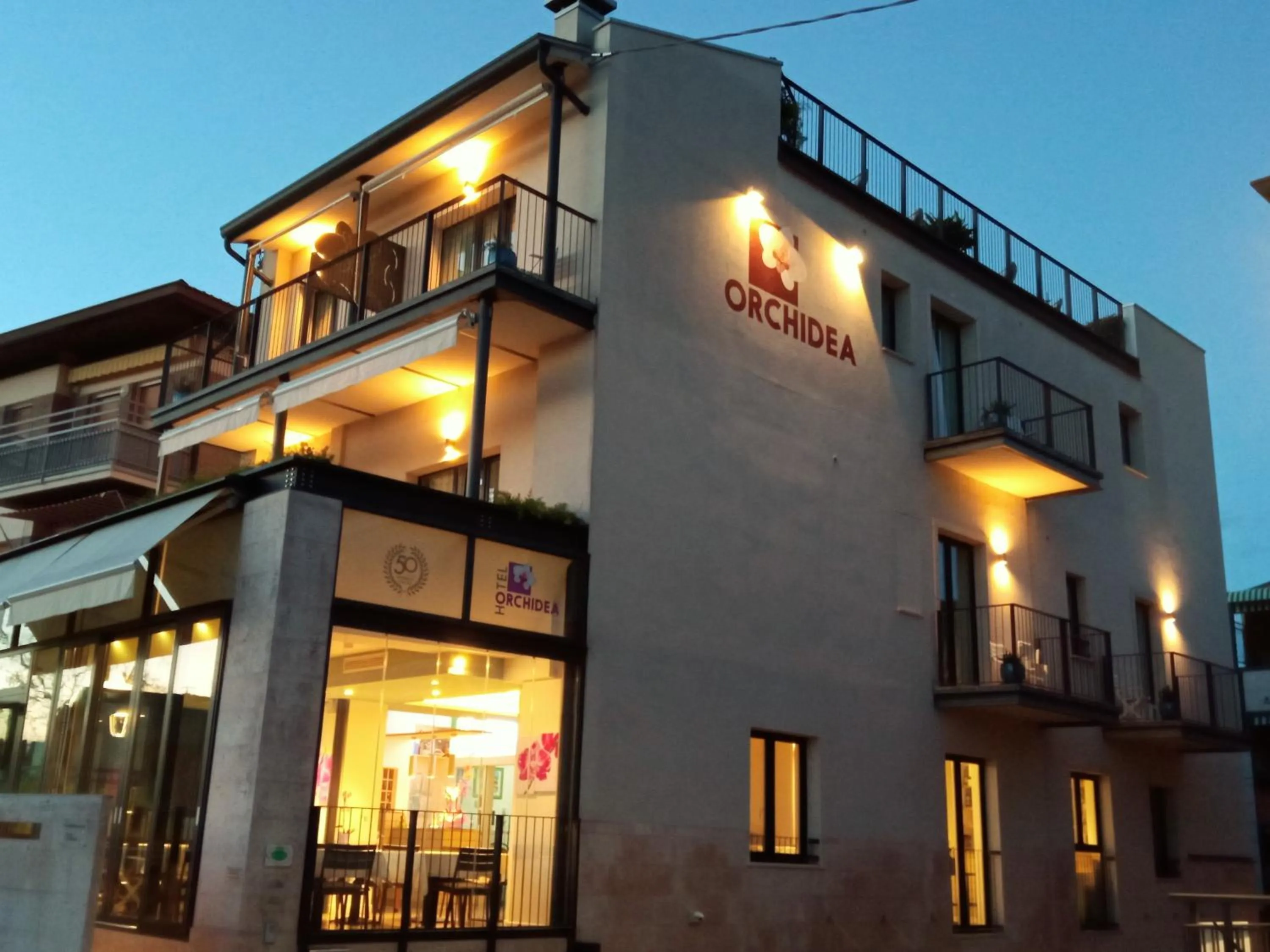 Property building in Hotel Orchidea
