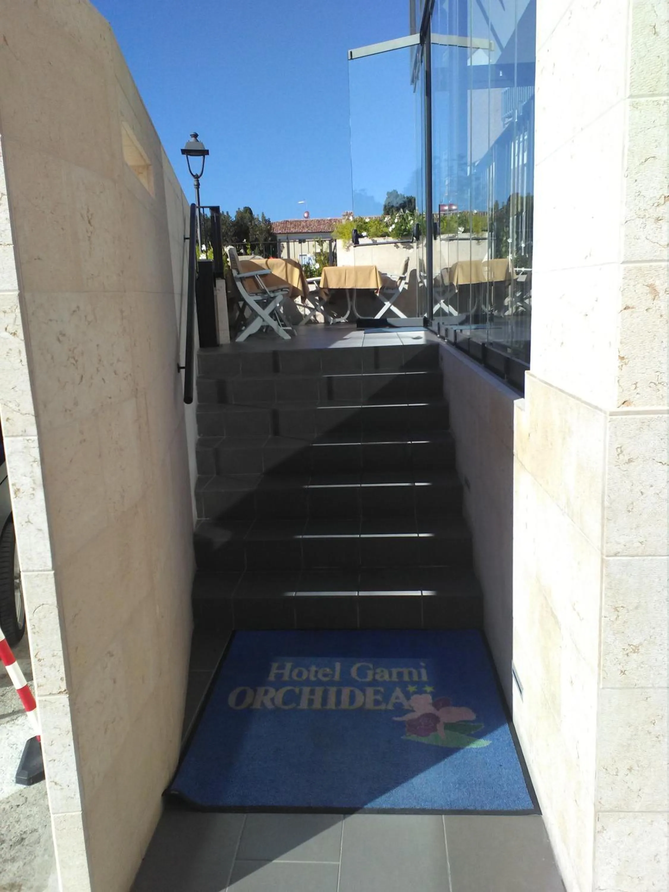 Facade/entrance in Hotel Orchidea