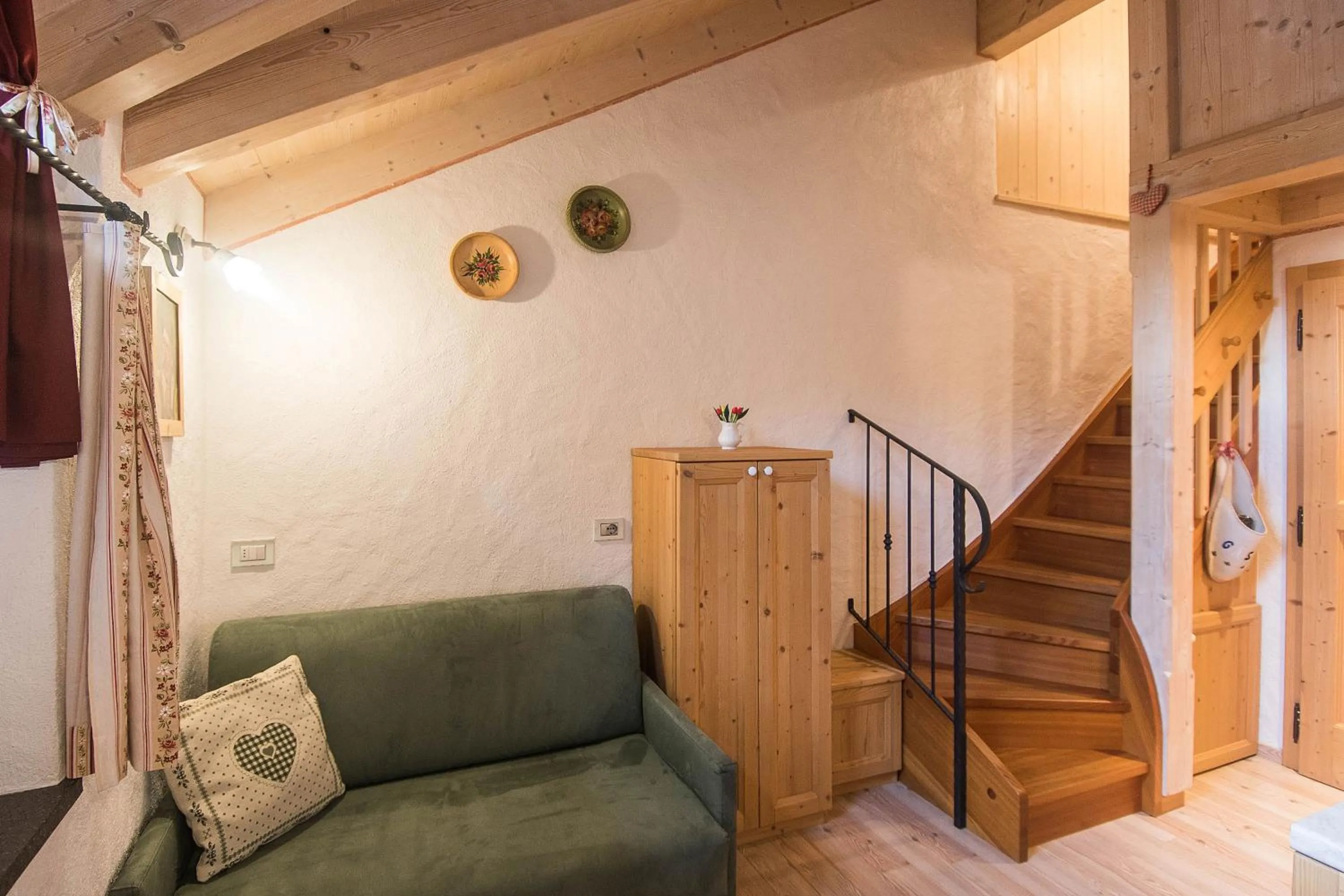 Living room in Camping Catinaccio Rosengarten