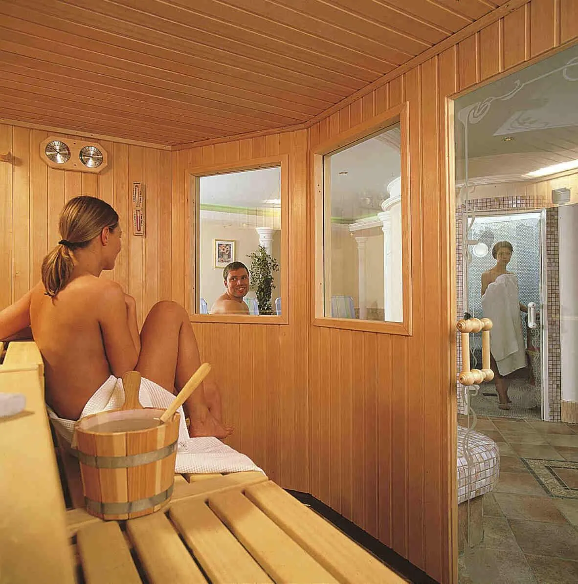 Spa and wellness centre/facilities in Hotel-Pension Strolz