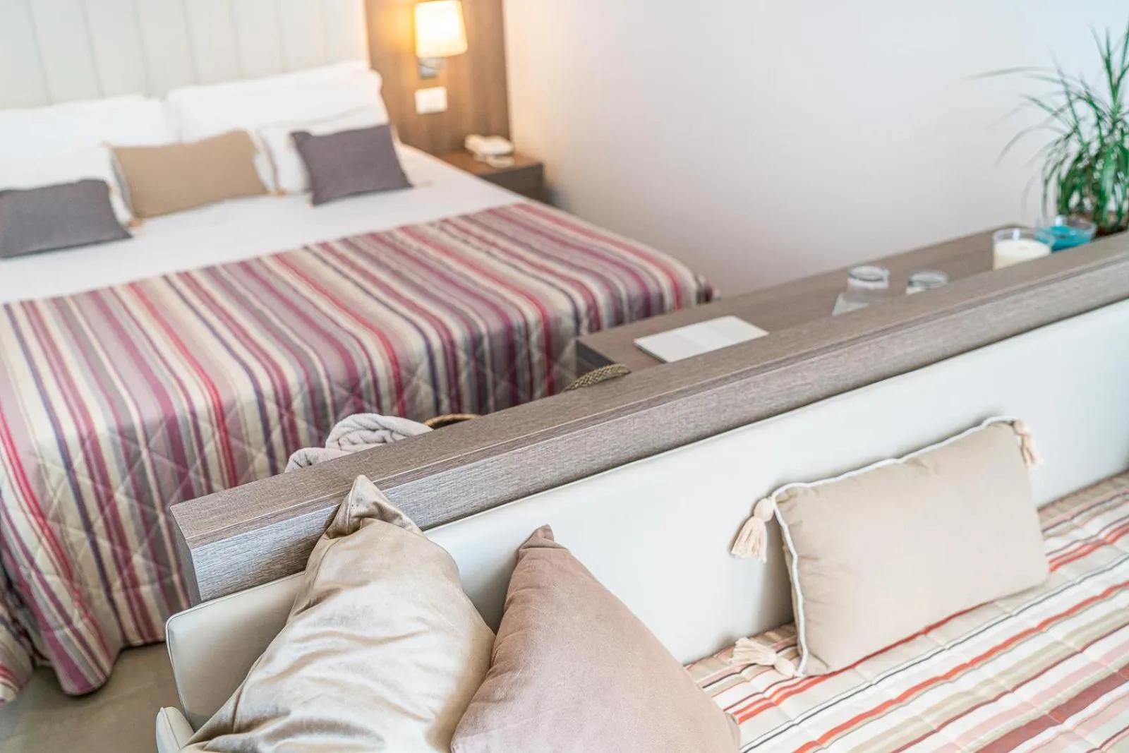 Bed in Hotel Karinzia