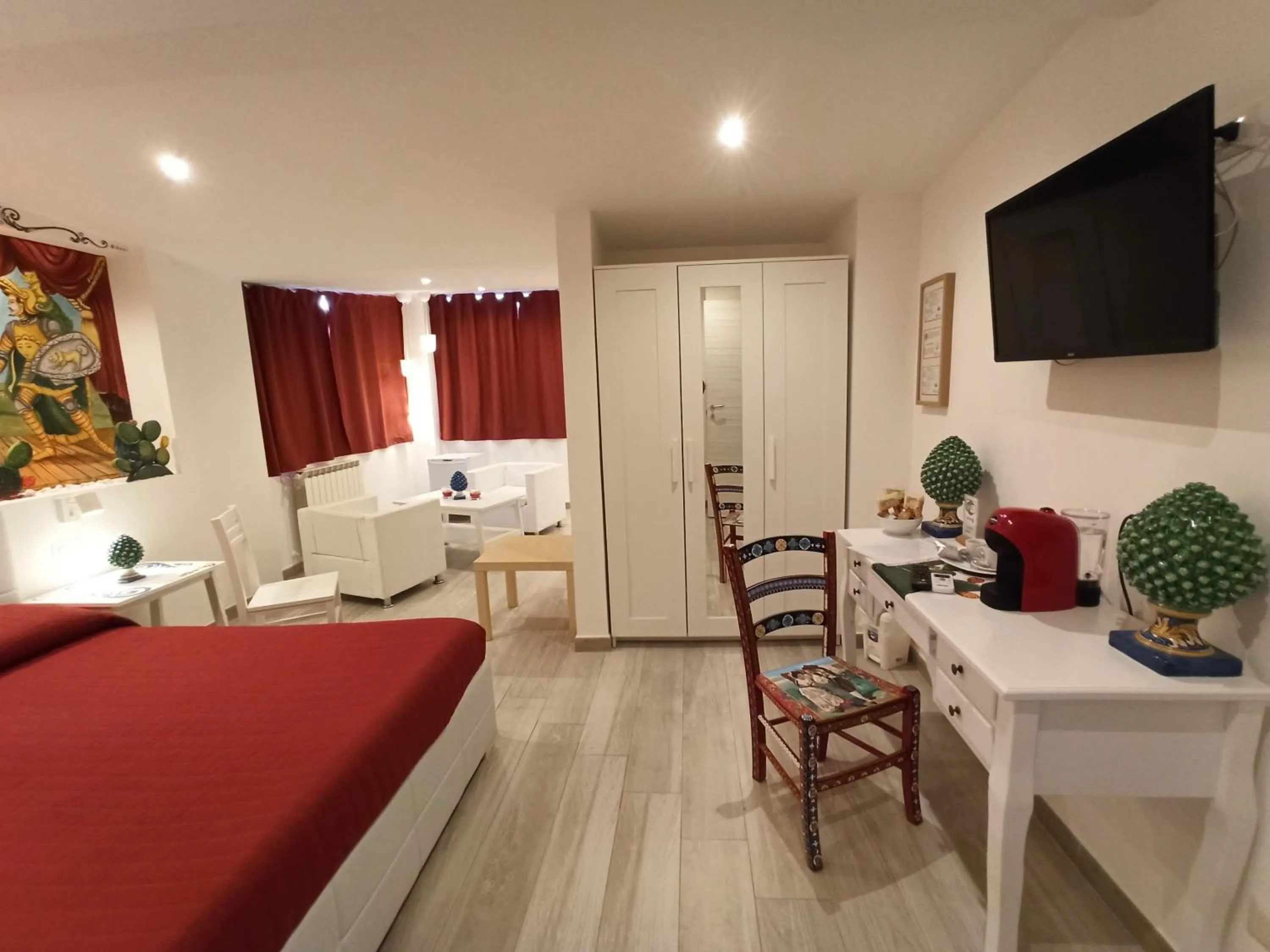 Bed in B&B Triskèles