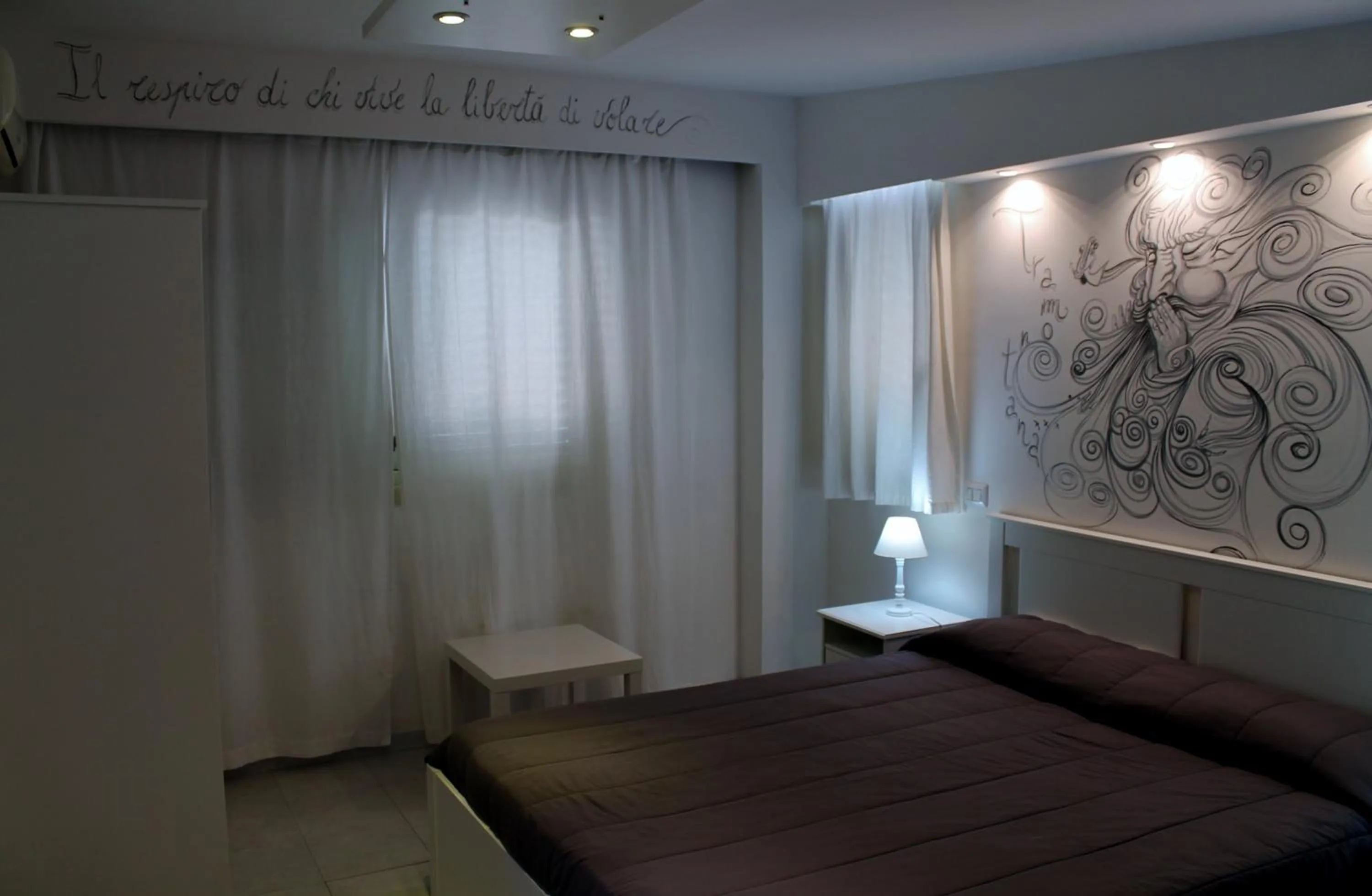 Bed in B&B Triskèles