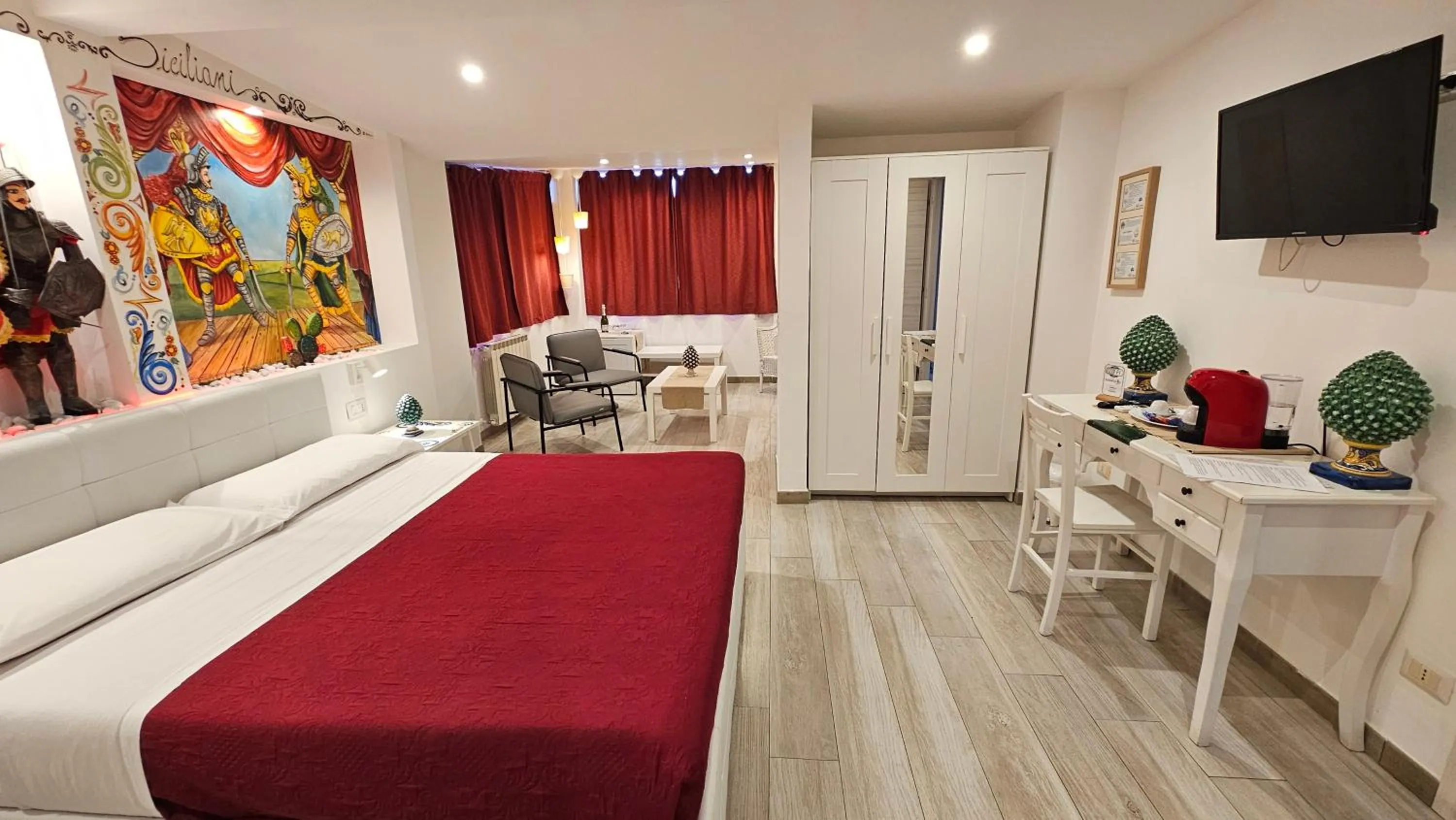 Bed in B&B Triskèles Adult Only