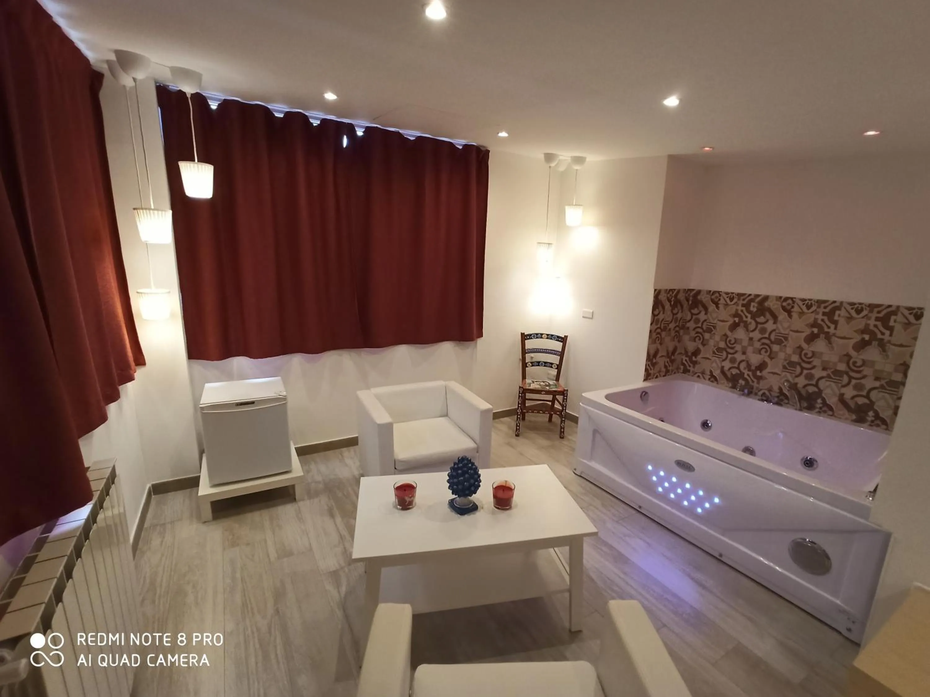 Hot Tub in B&B Triskèles