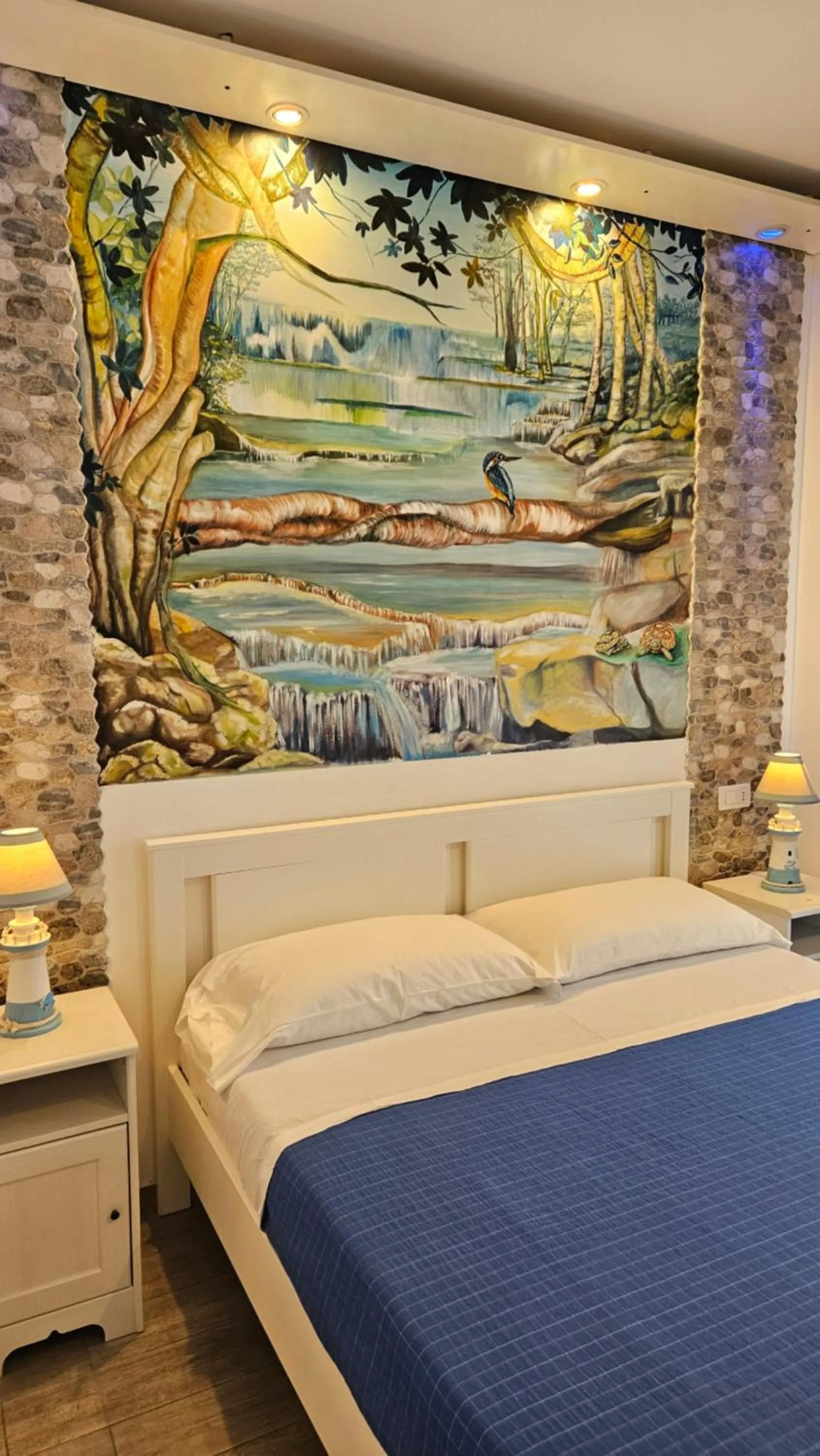 Bed in B&B Triskèles Adult Only