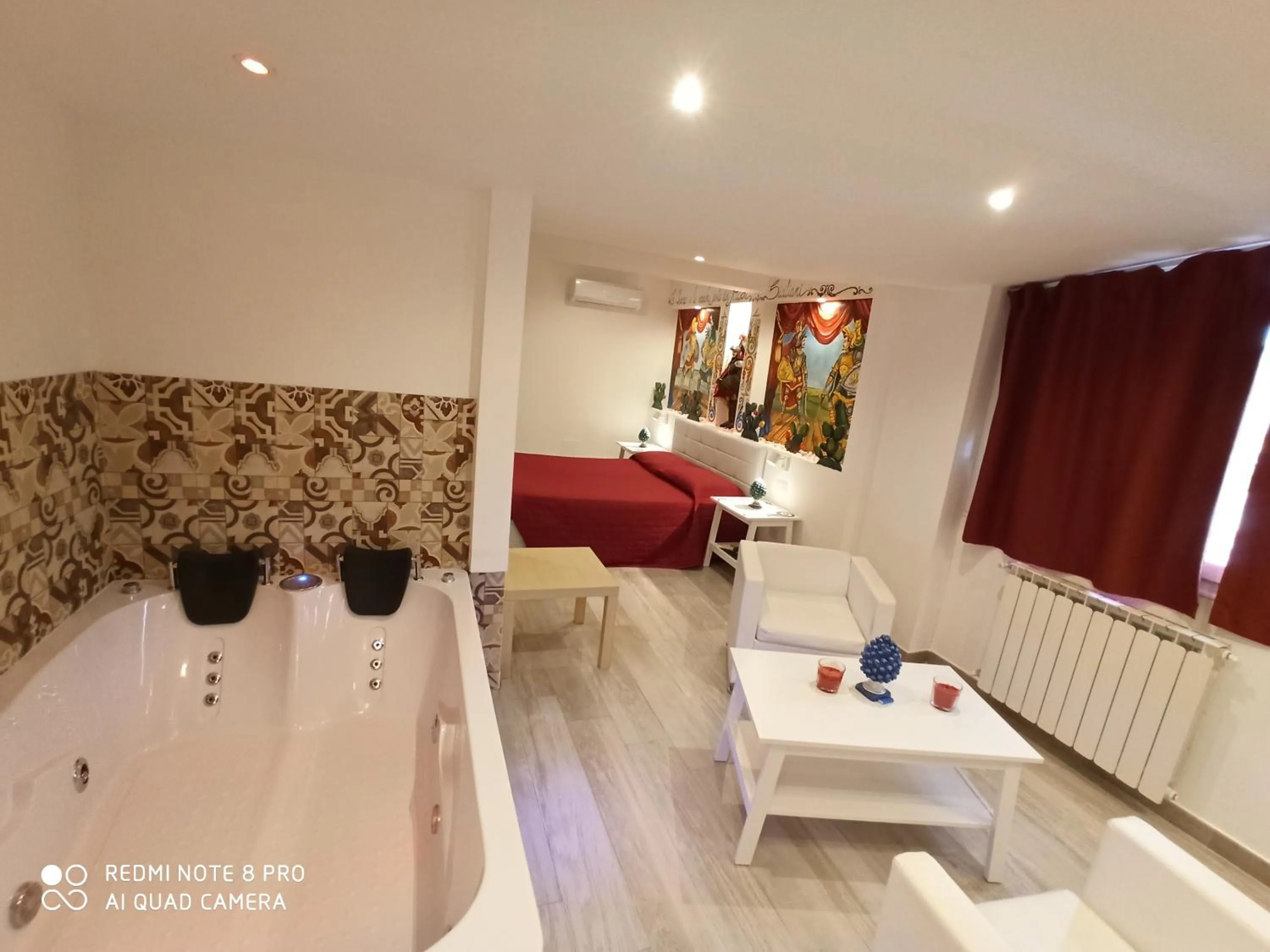 Bed in B&B Triskèles