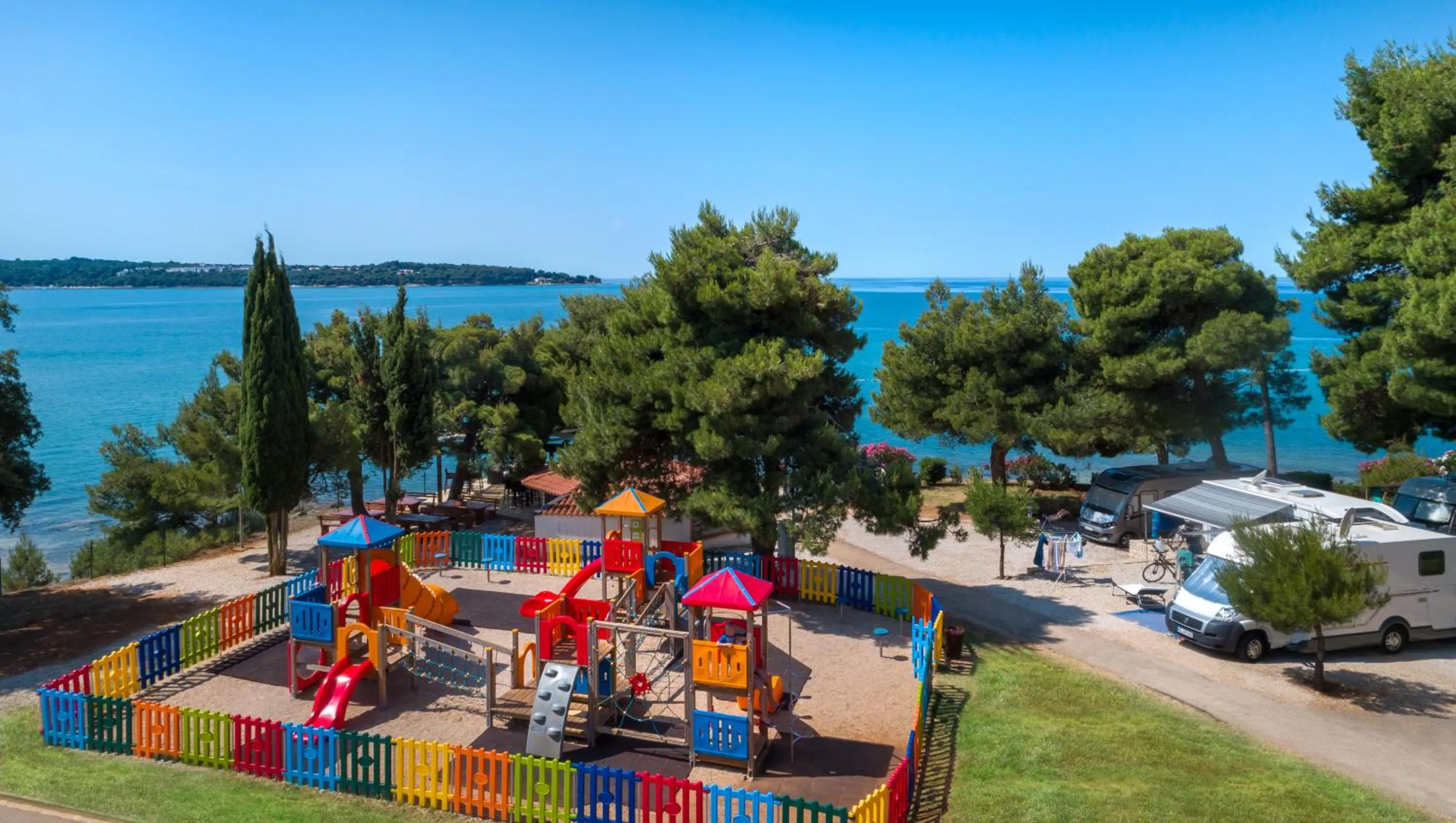 Children play ground in Aminess Sirena - Holiday homes Premium Village